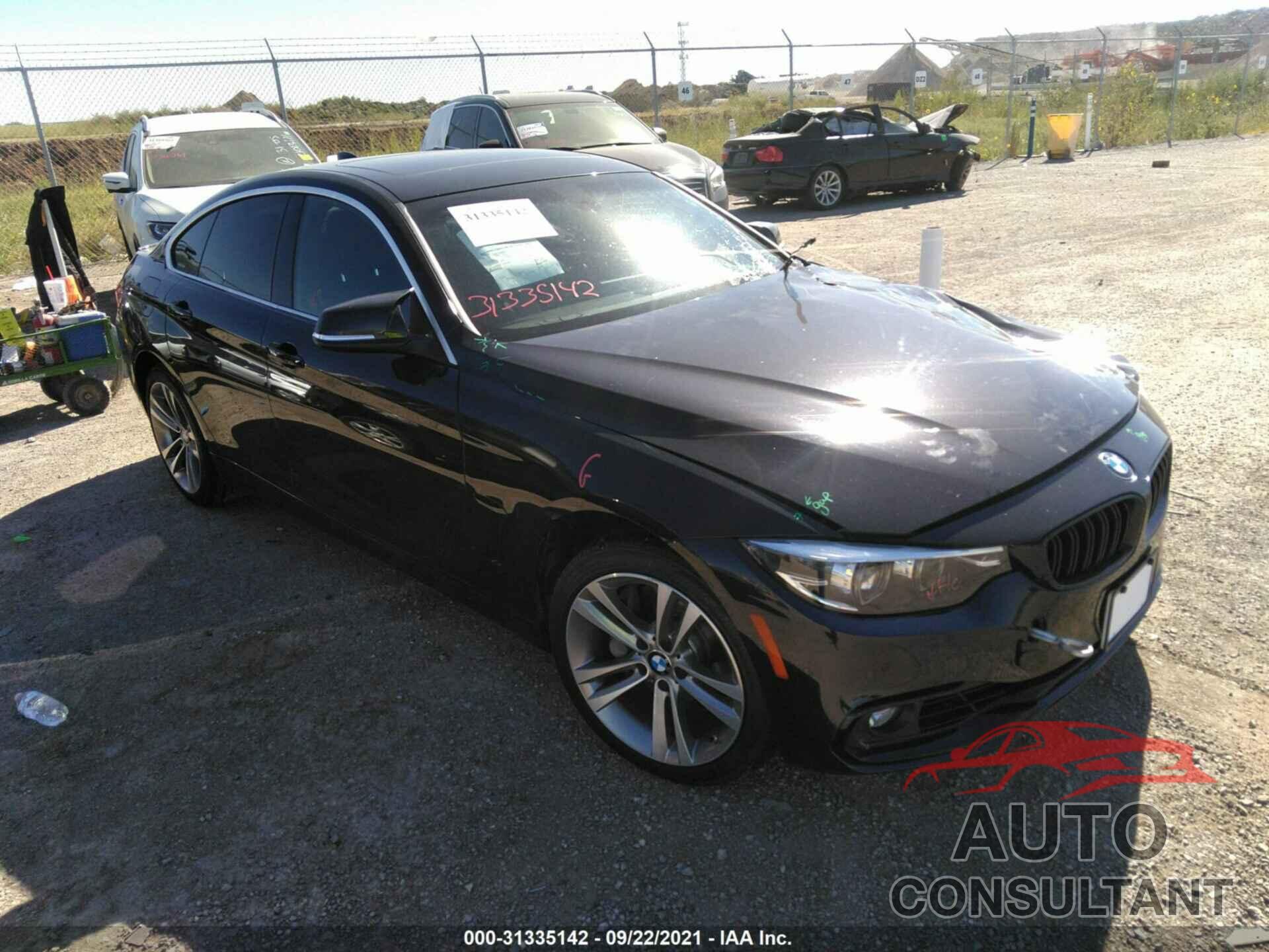 BMW 4 SERIES 2019 - WBA4J7C56KBM75574