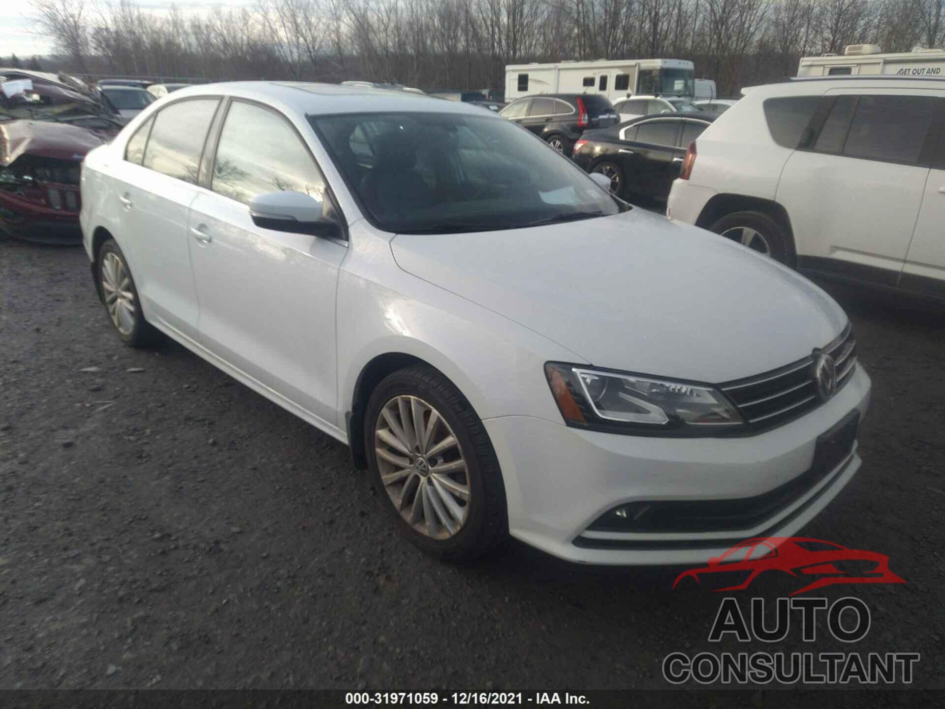 VOLKSWAGEN JETTA SEDAN 2016 - 3VWL17AJ5GM205764