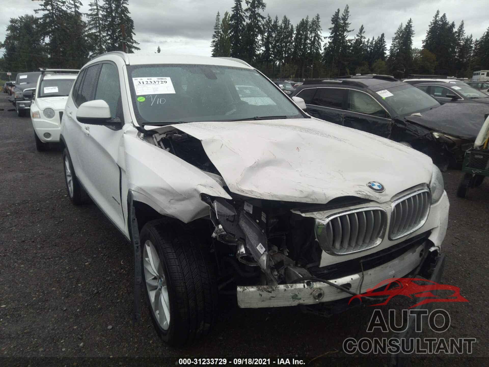 BMW X3 2017 - 5UXWX9C34H0W70693