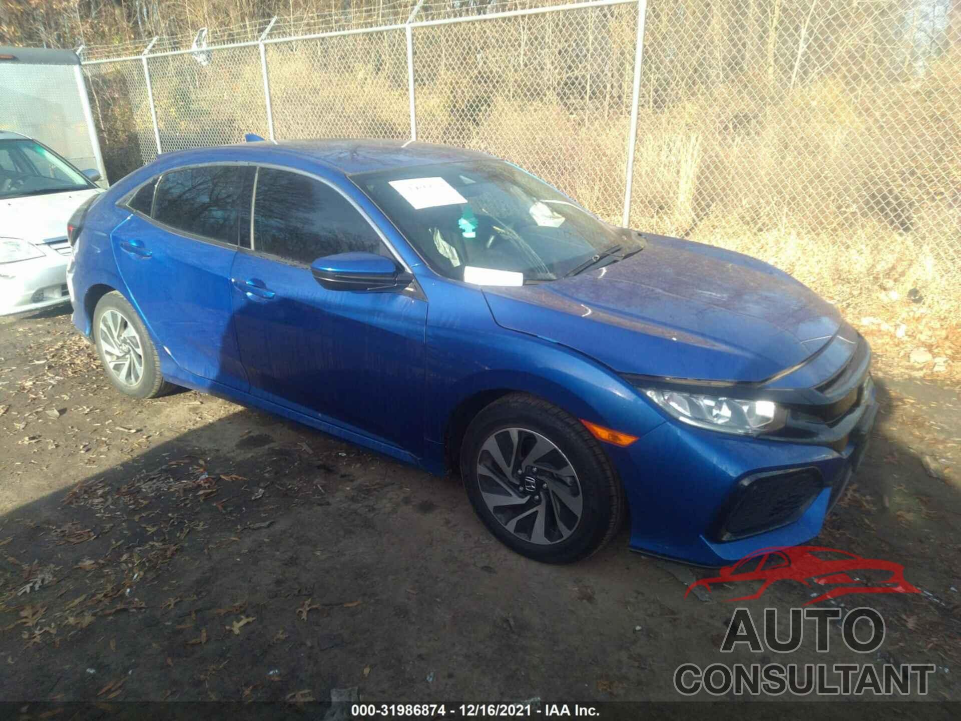 HONDA CIVIC HATCHBACK 2019 - SHHFK7H31KU422776