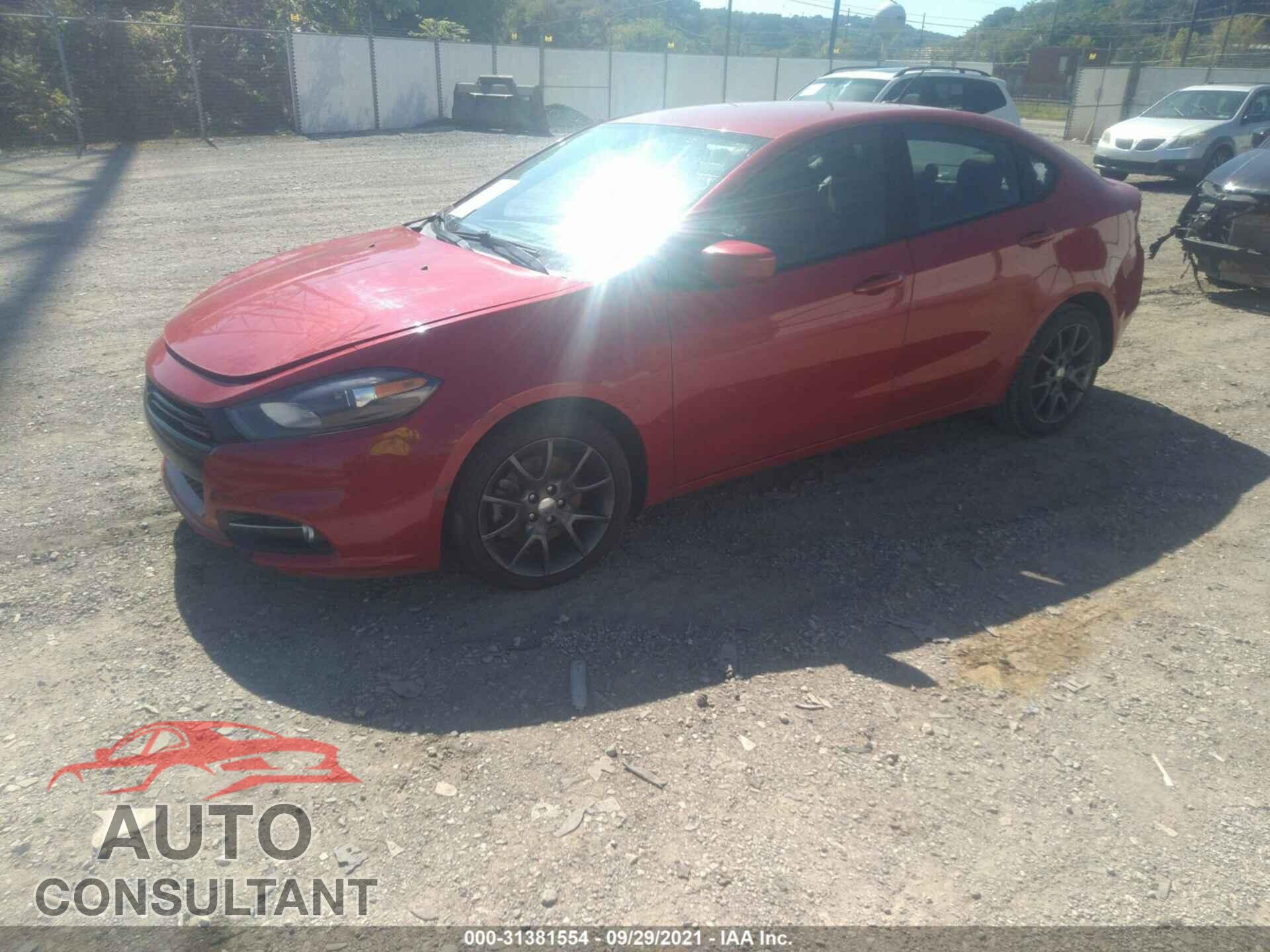 DODGE DART 2016 - 1C3CDFBB1GD515664