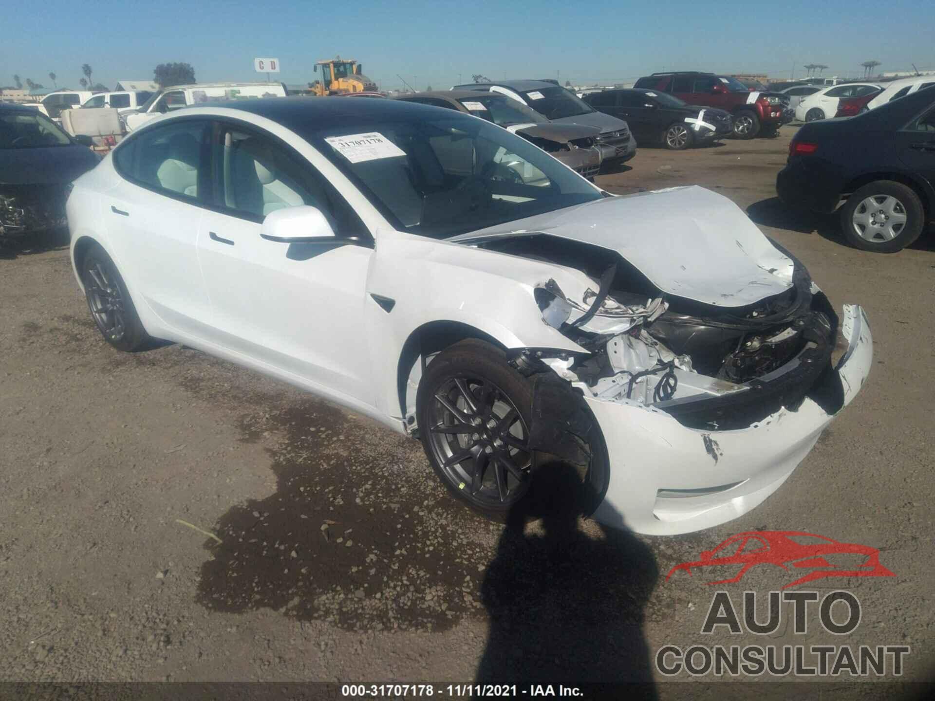 TESLA MODEL 3 2021 - 5YJ3E1EA2MF028816