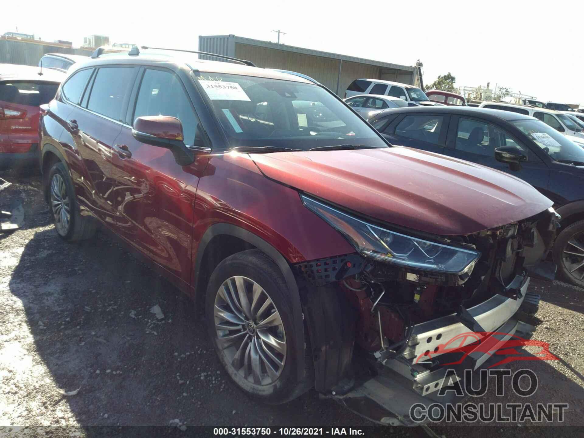 TOYOTA HIGHLANDER 2021 - 5TDFZRAH8MS048759