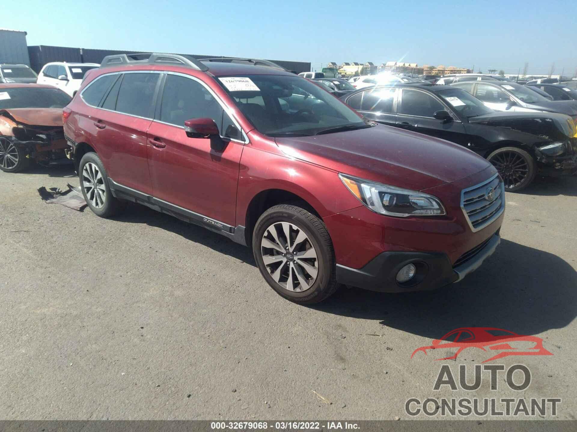 SUBARU OUTBACK 2017 - 4S4BSANC5H3228772