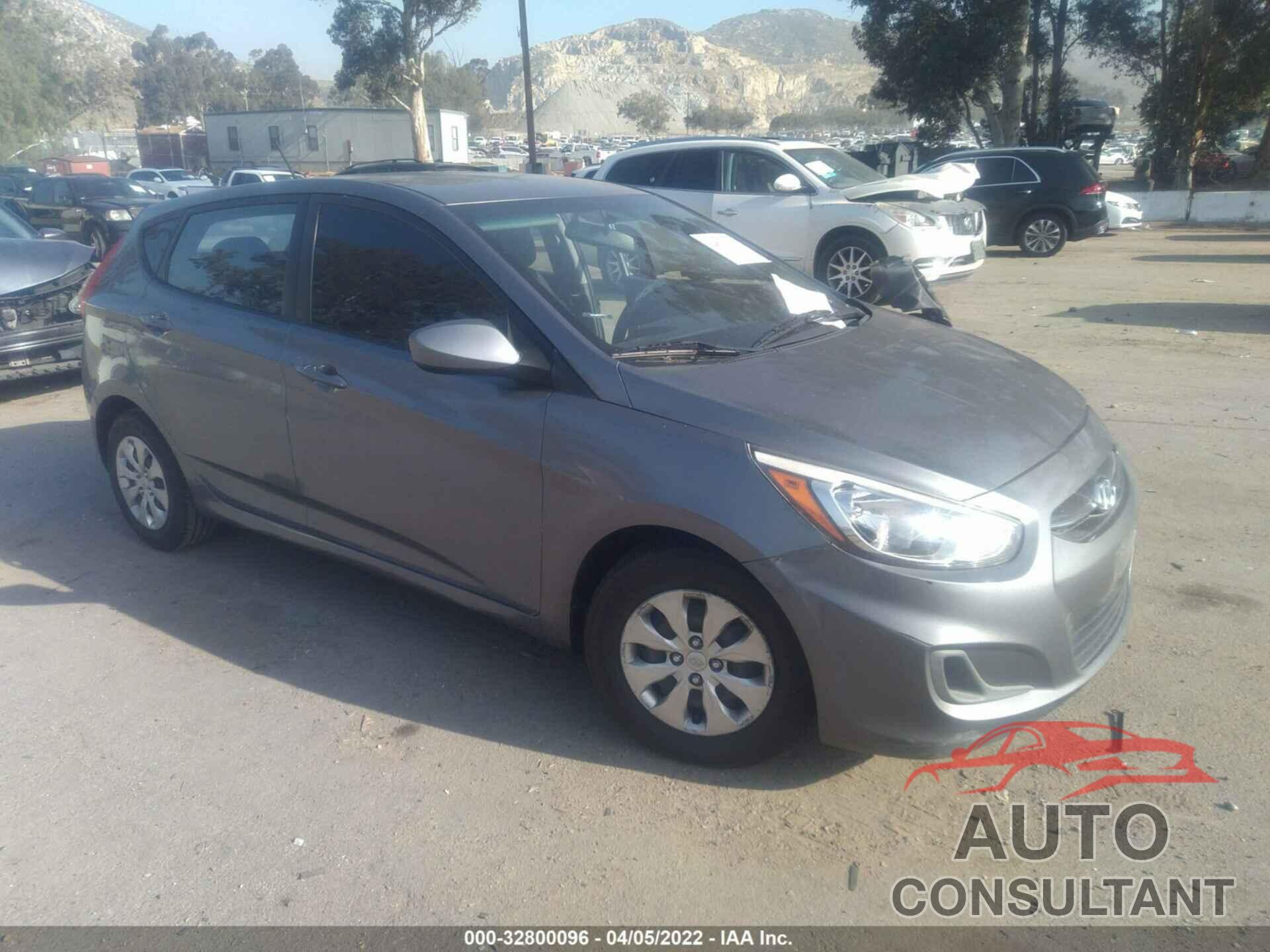 HYUNDAI ACCENT 2016 - KMHCT5AE8GU243081