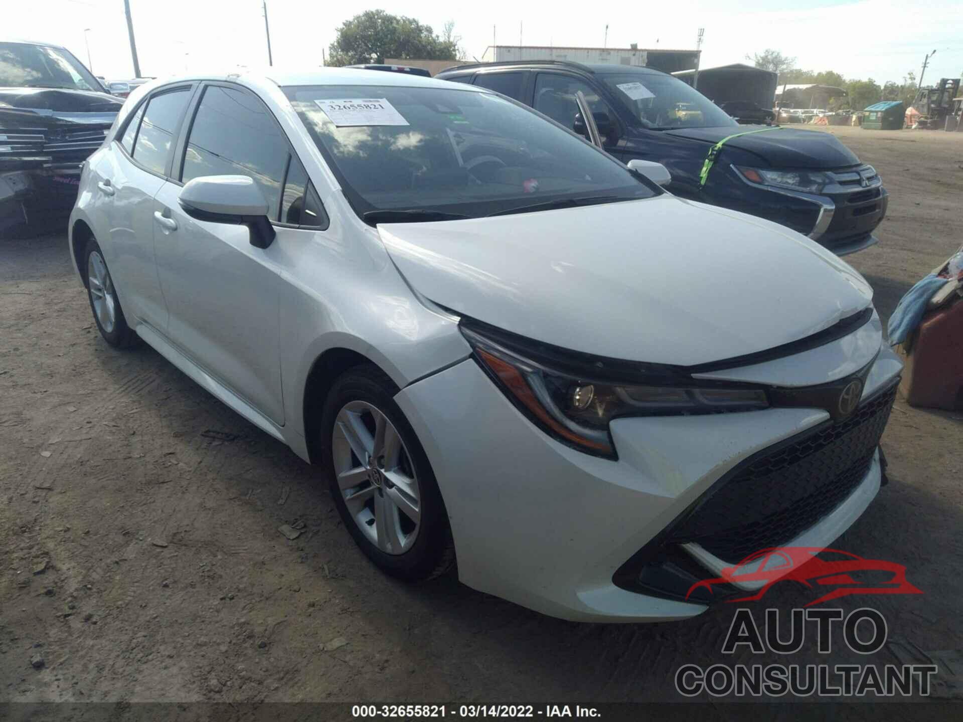 TOYOTA COROLLA HATCHBACK 2020 - JTND4RBE7L3095500