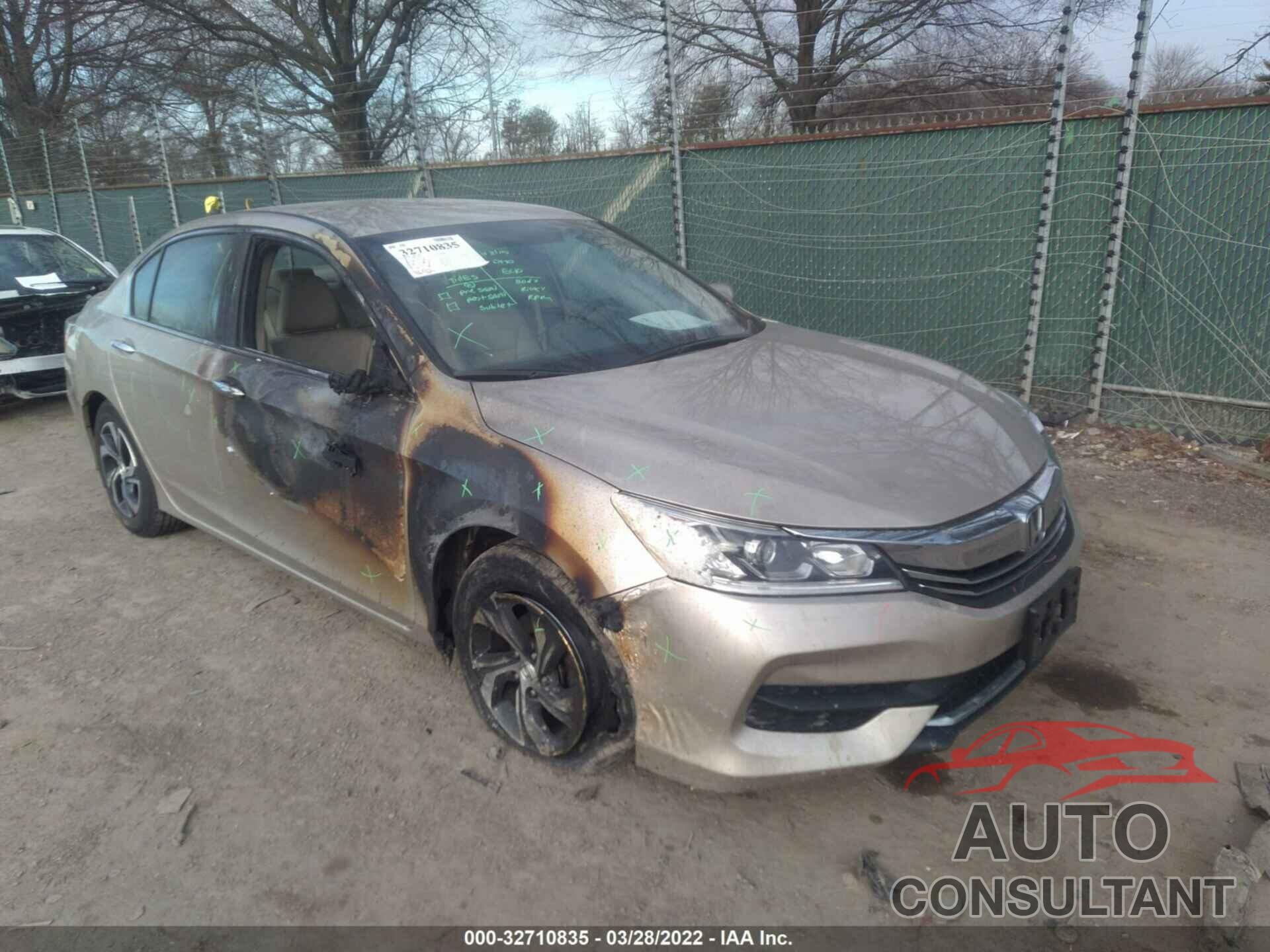 HONDA ACCORD SEDAN 2017 - 1HGCR2F34HA164956