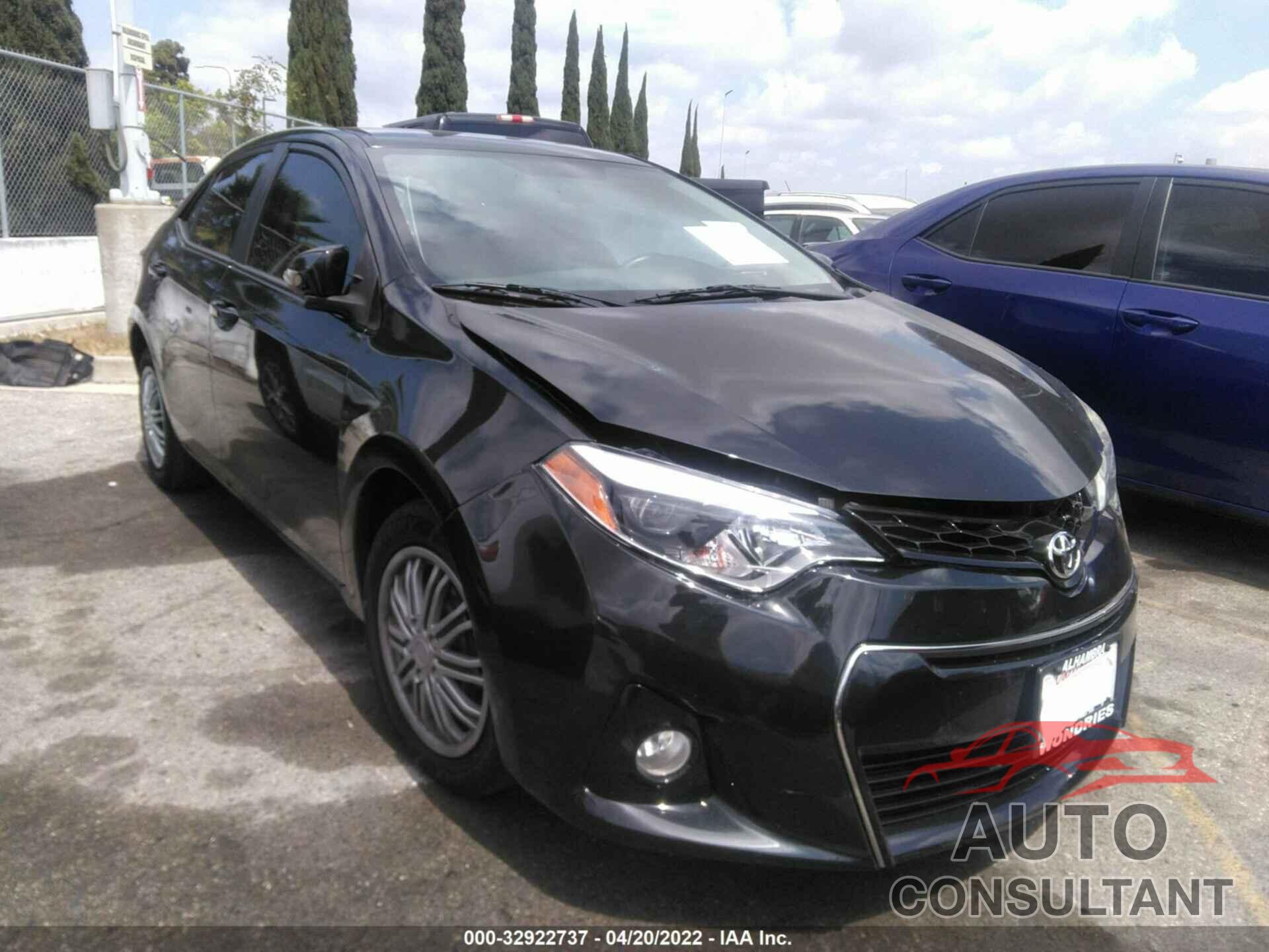 TOYOTA COROLLA 2016 - 5YFBURHE2GP521688