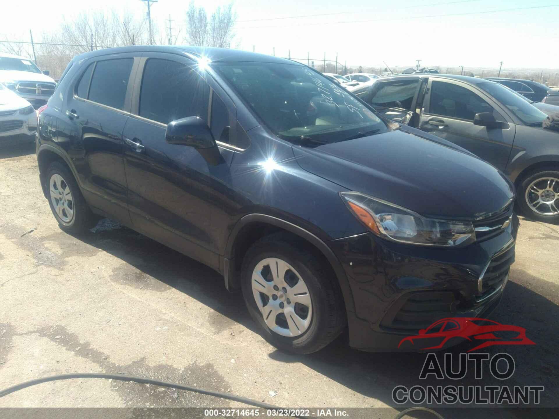 CHEVROLET TRAX 2018 - 3GNCJKSB7JL305186