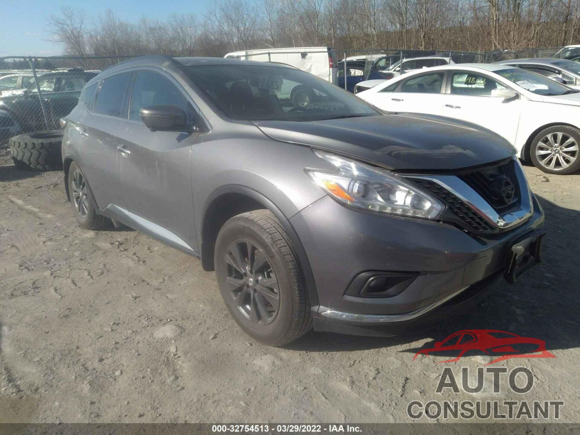 NISSAN MURANO 2017 - 5N1AZ2MH9HN188274