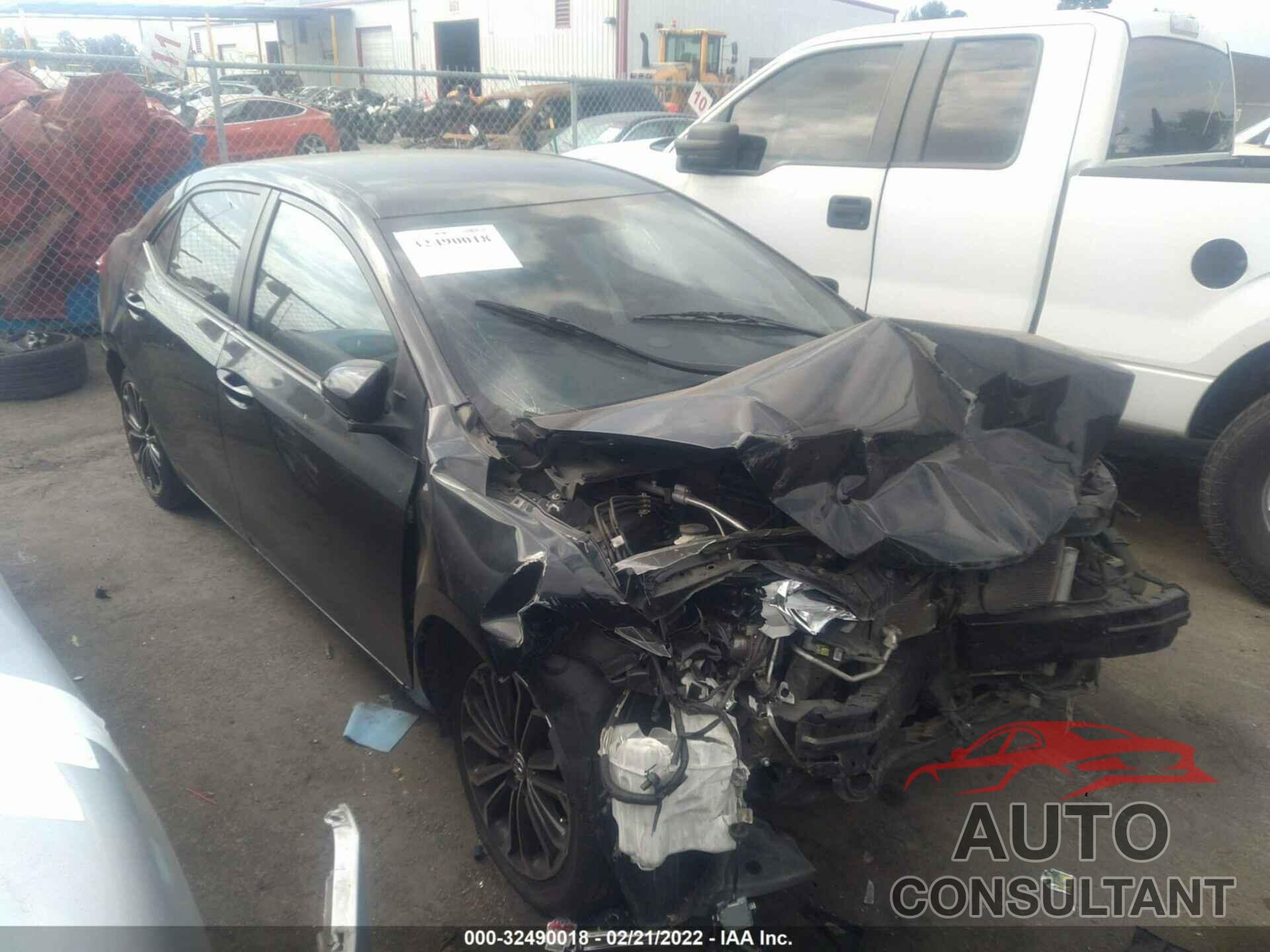 TOYOTA COROLLA 2016 - 5YFBURHE2GP461623