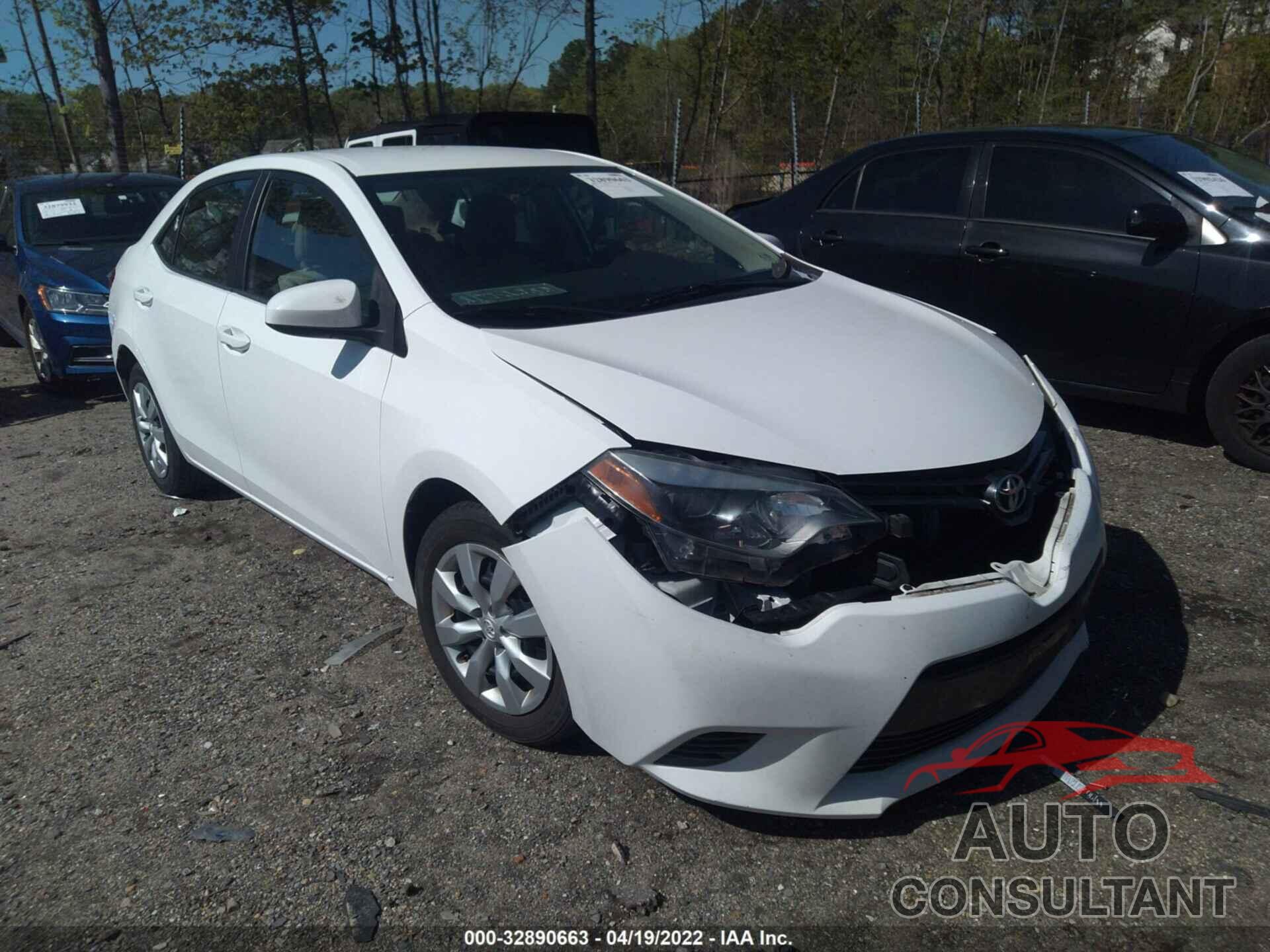 TOYOTA COROLLA 2016 - 2T1BURHE9GC548662