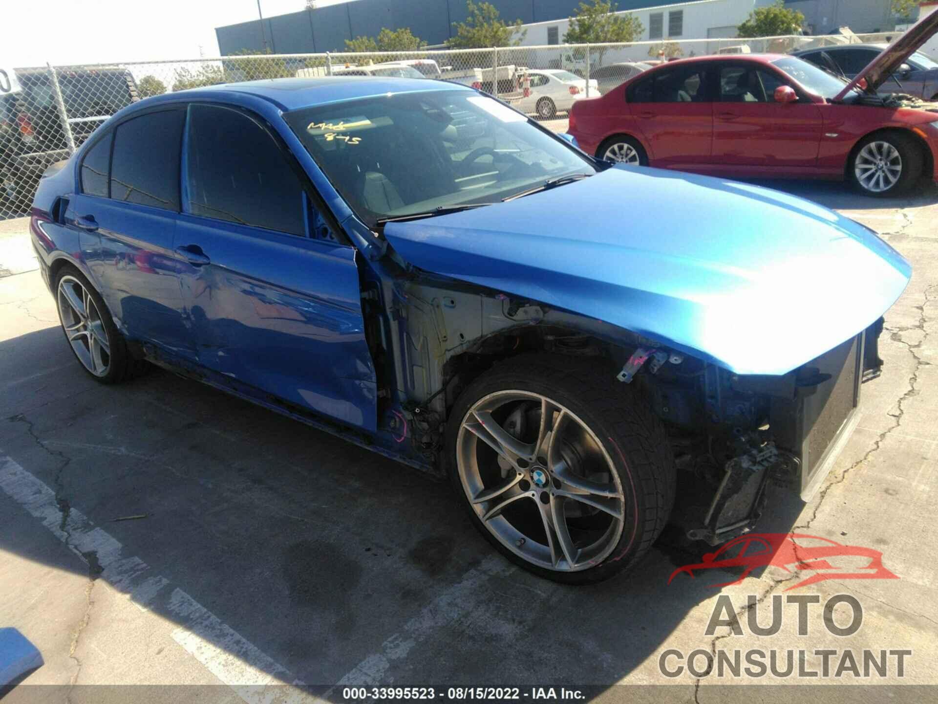 BMW 3 SERIES 2016 - WBA8B3G56GNT62926