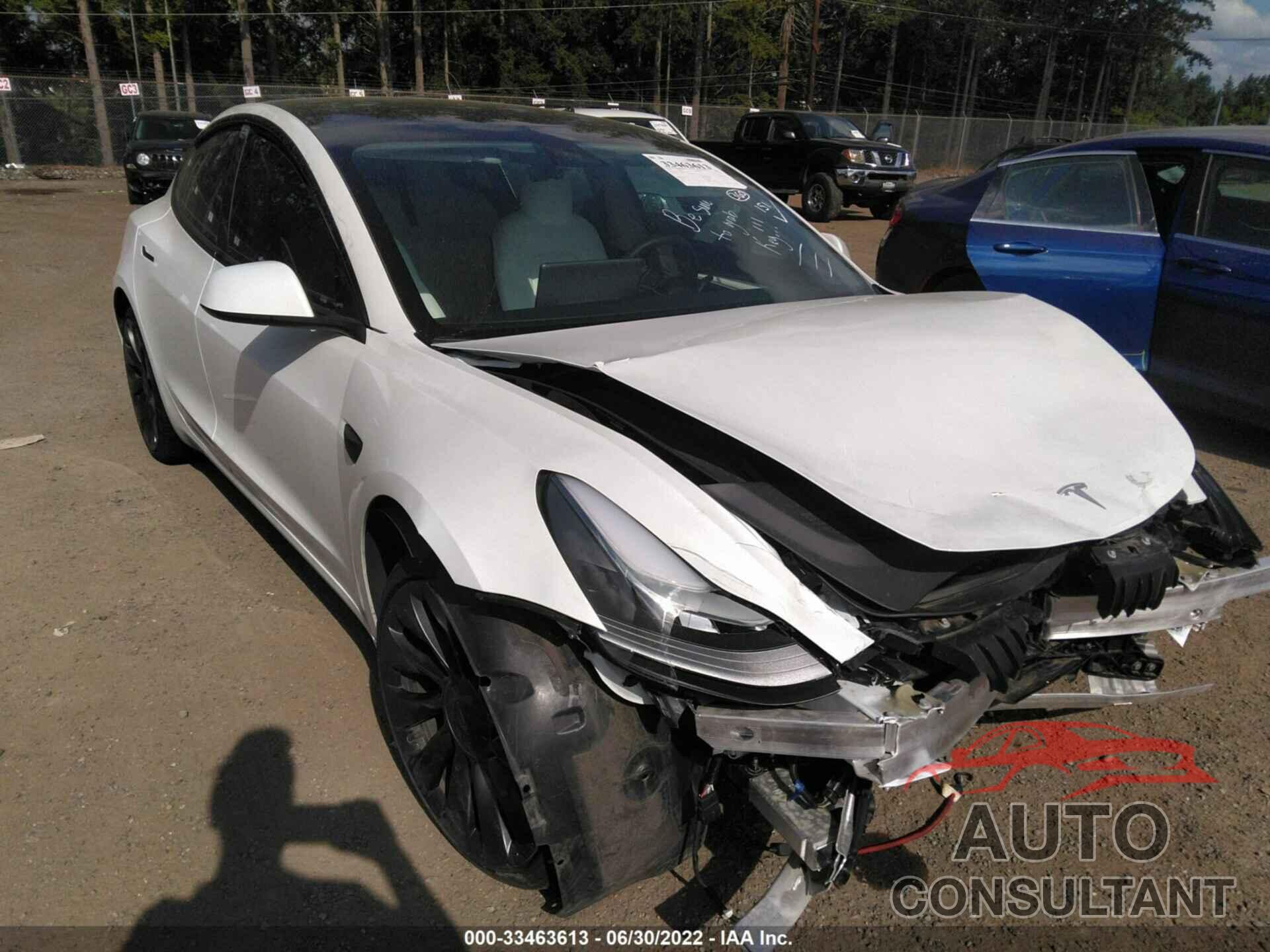 TESLA MODEL 3 2021 - 5YJ3E1EC9MF071244