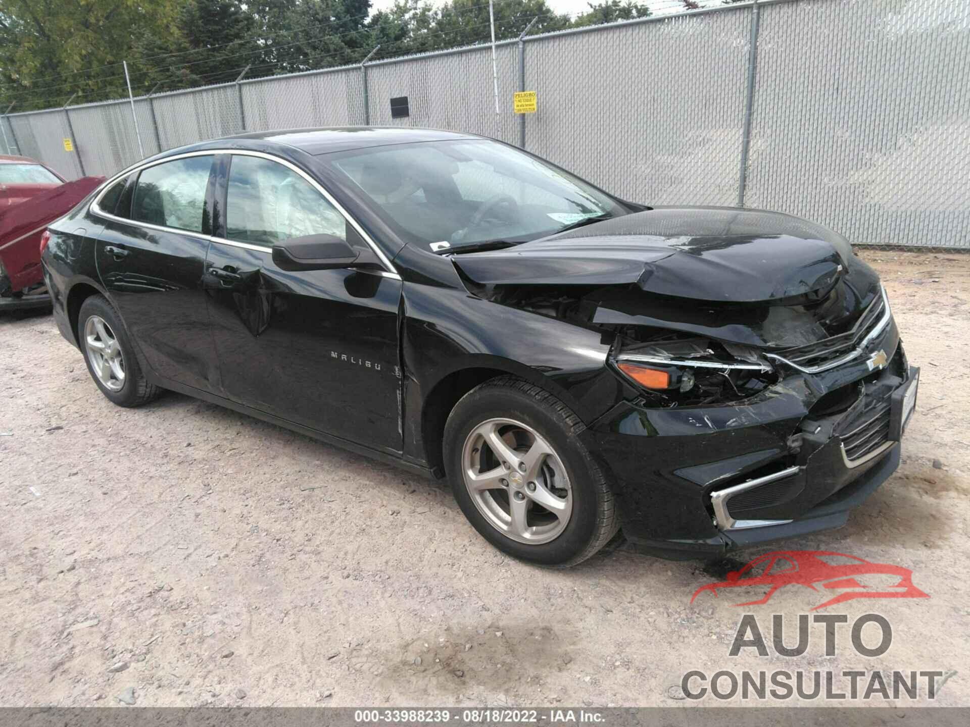 CHEVROLET MALIBU 2016 - 1G1ZB5ST0GF252692