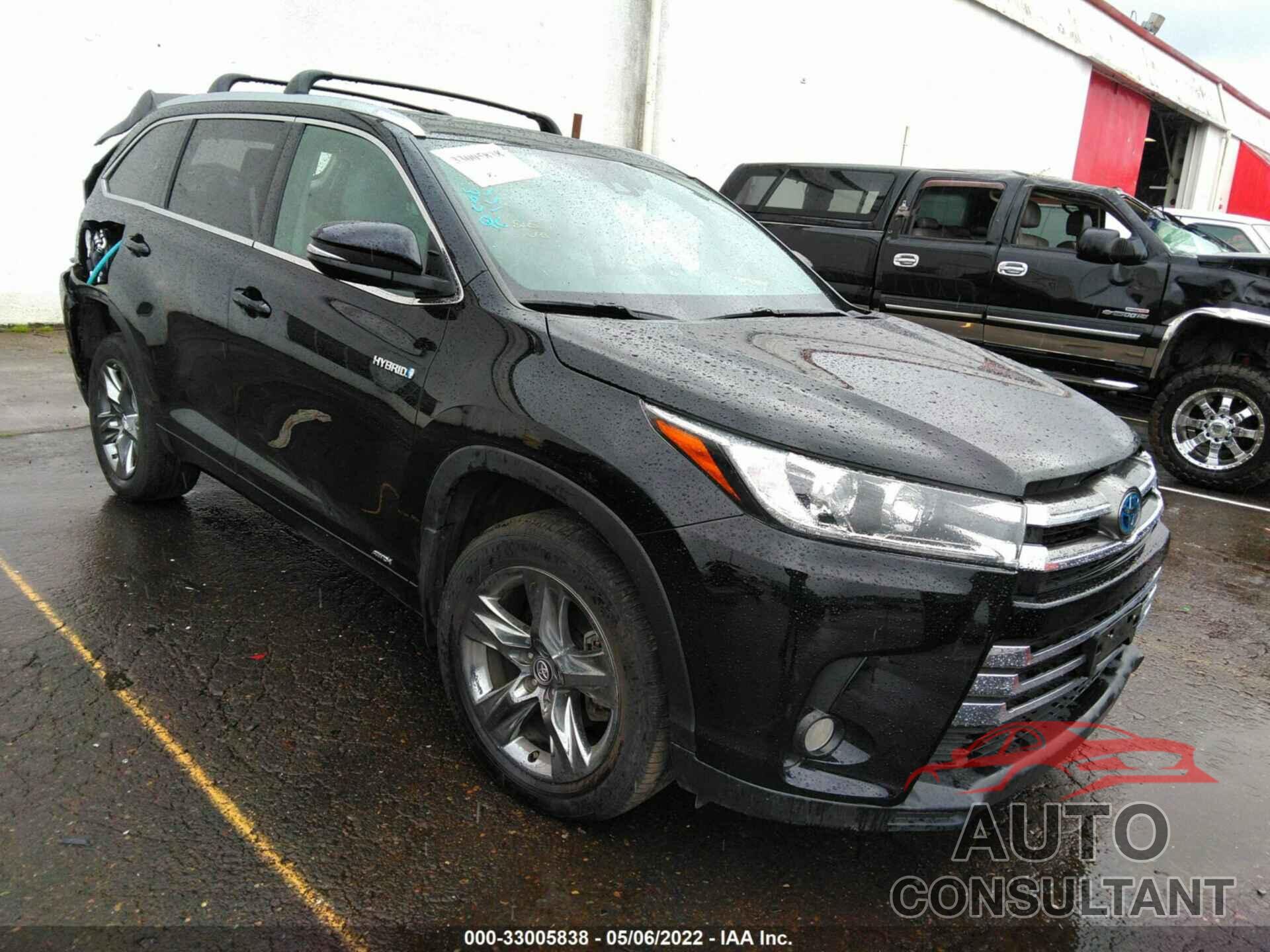 TOYOTA HIGHLANDER 2017 - 5TDDGRFH8HS032492