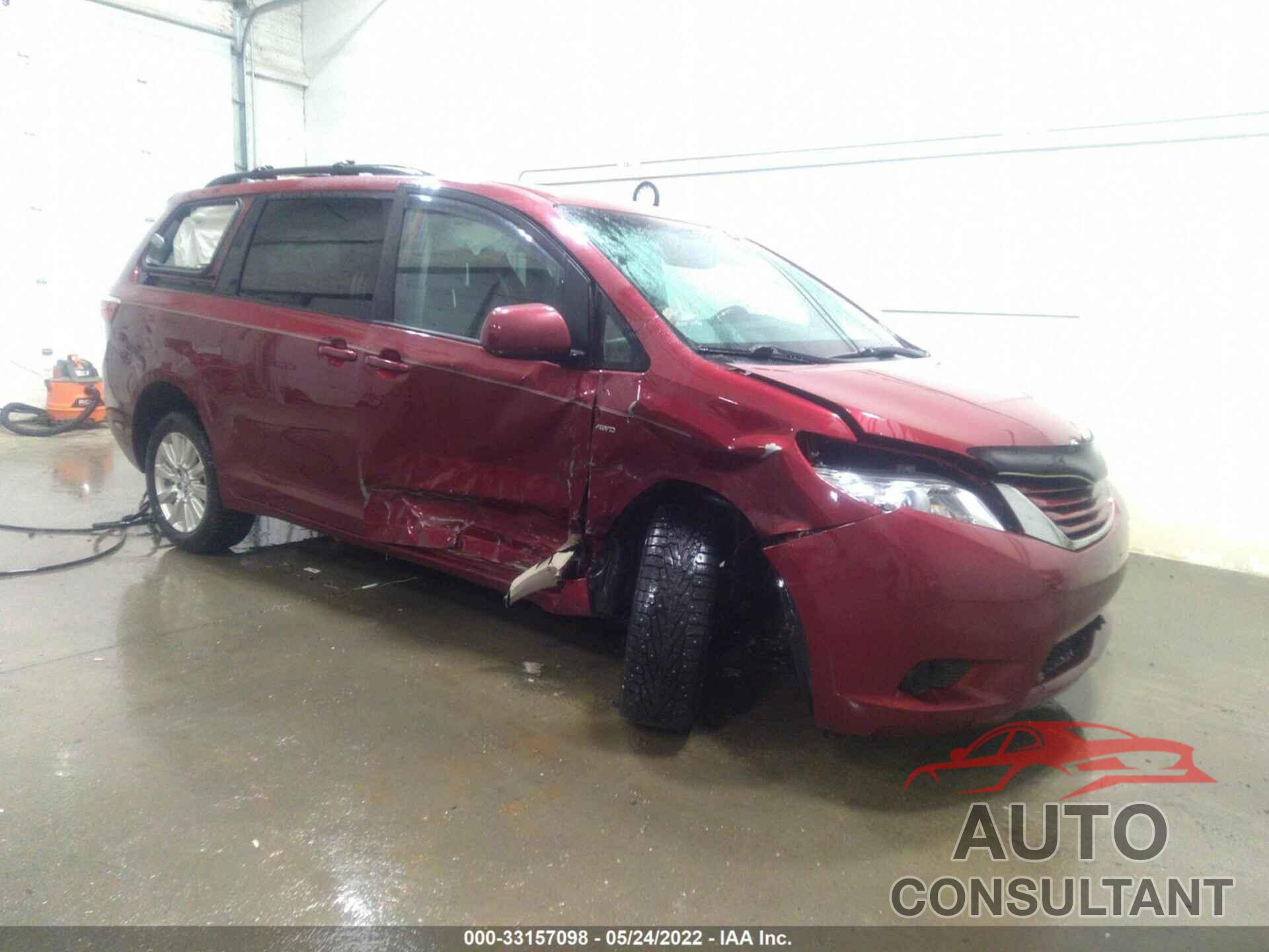 TOYOTA SIENNA 2017 - 5TDJZ3DC5HS167138