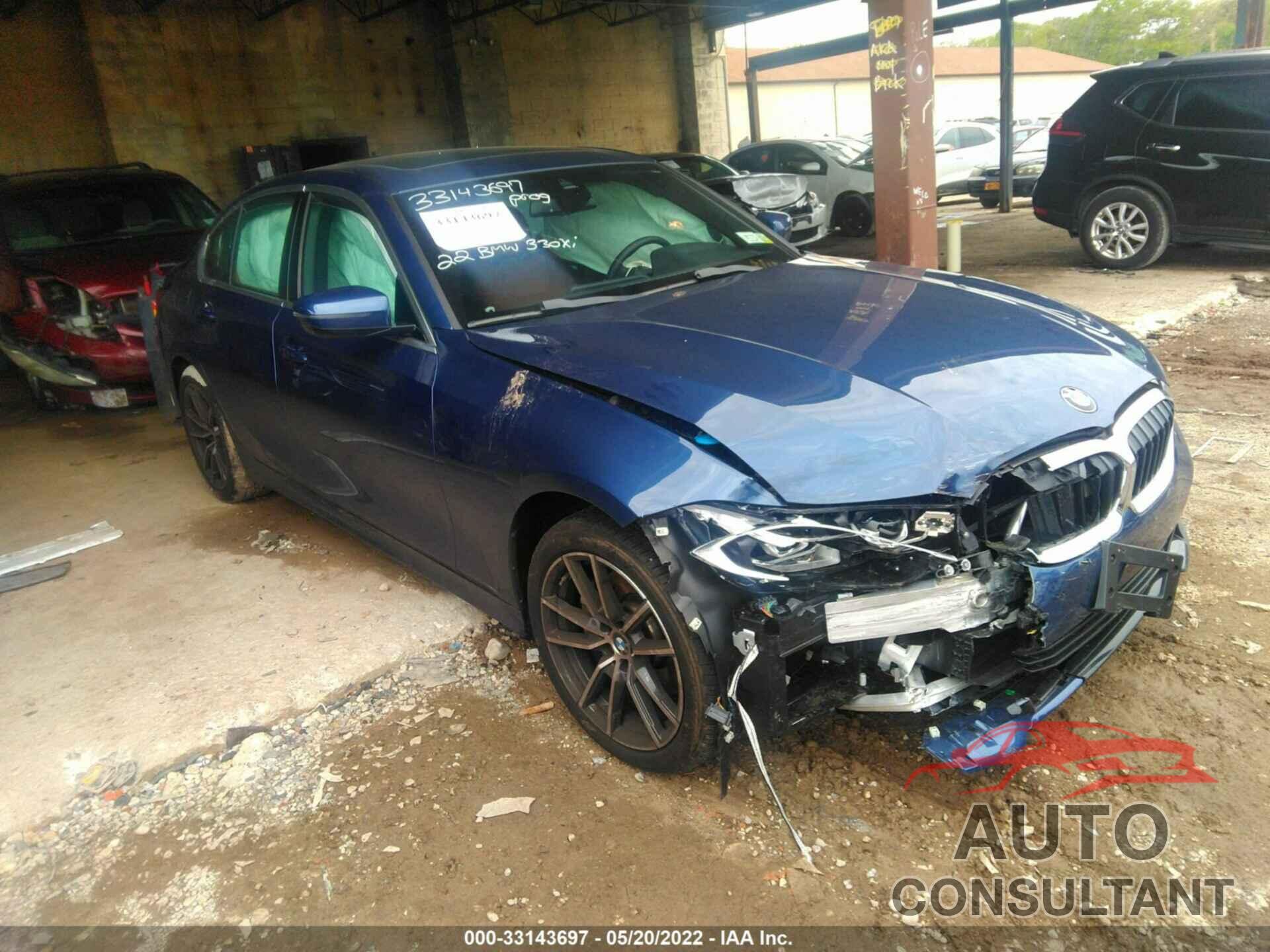BMW 3 SERIES 2022 - 3MW5R7J03N8C55612