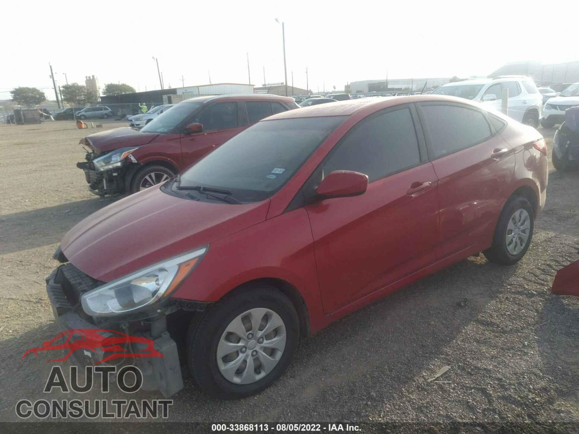 HYUNDAI ACCENT 2017 - KMHCT4AE3HU186056