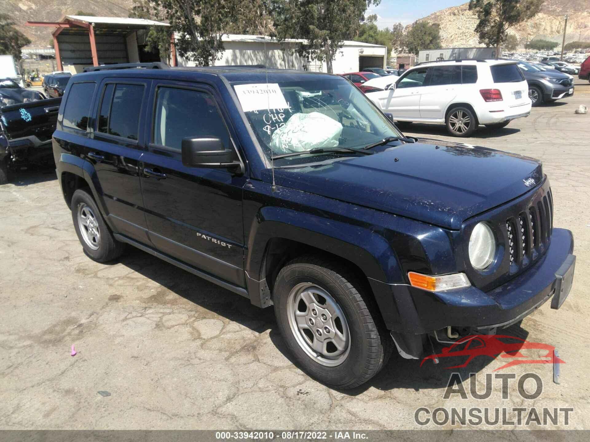 JEEP PATRIOT 2016 - 1C4NJPBA0GD719558