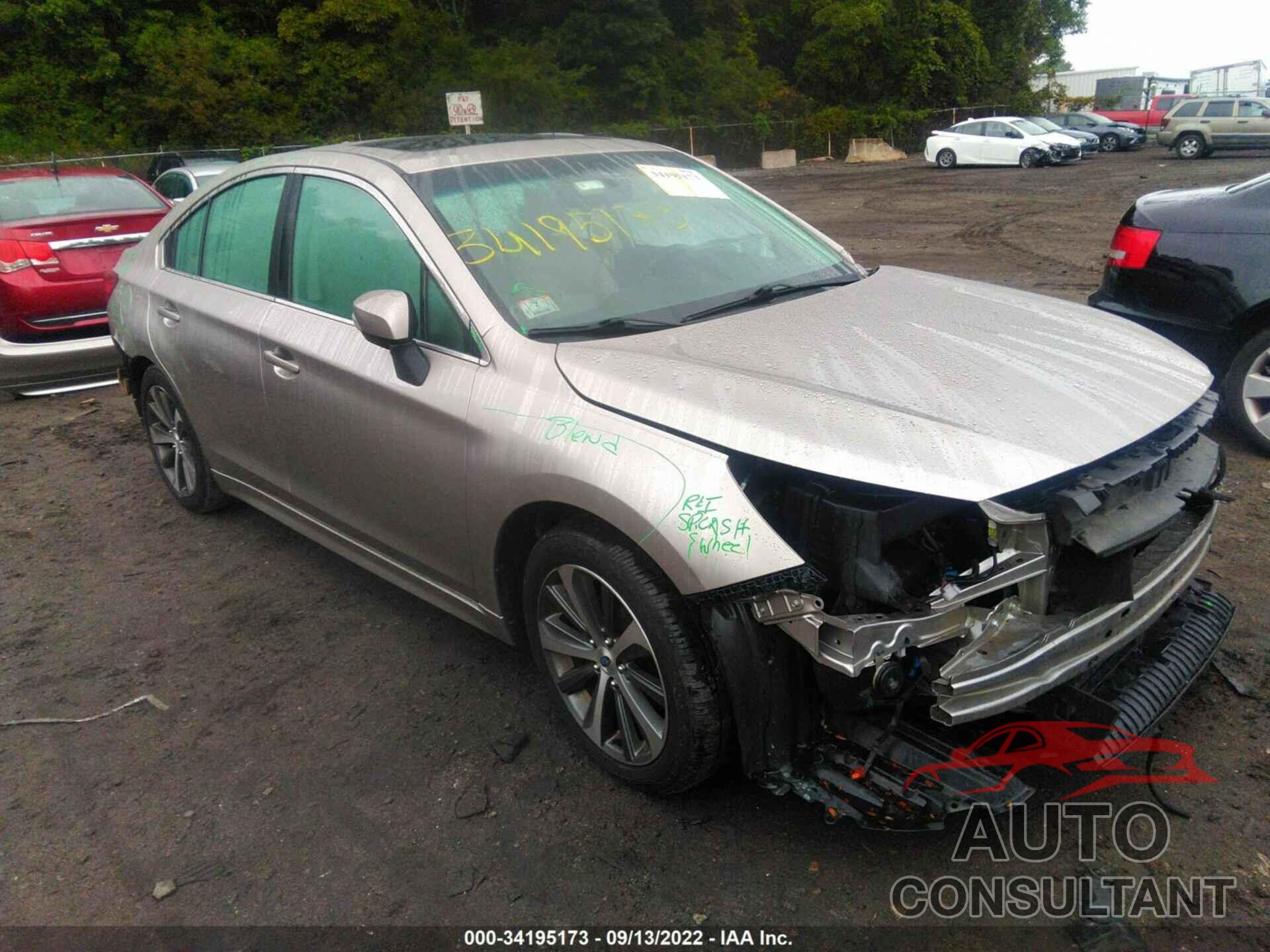 SUBARU LEGACY 2016 - 4S3BNAL68G3058897