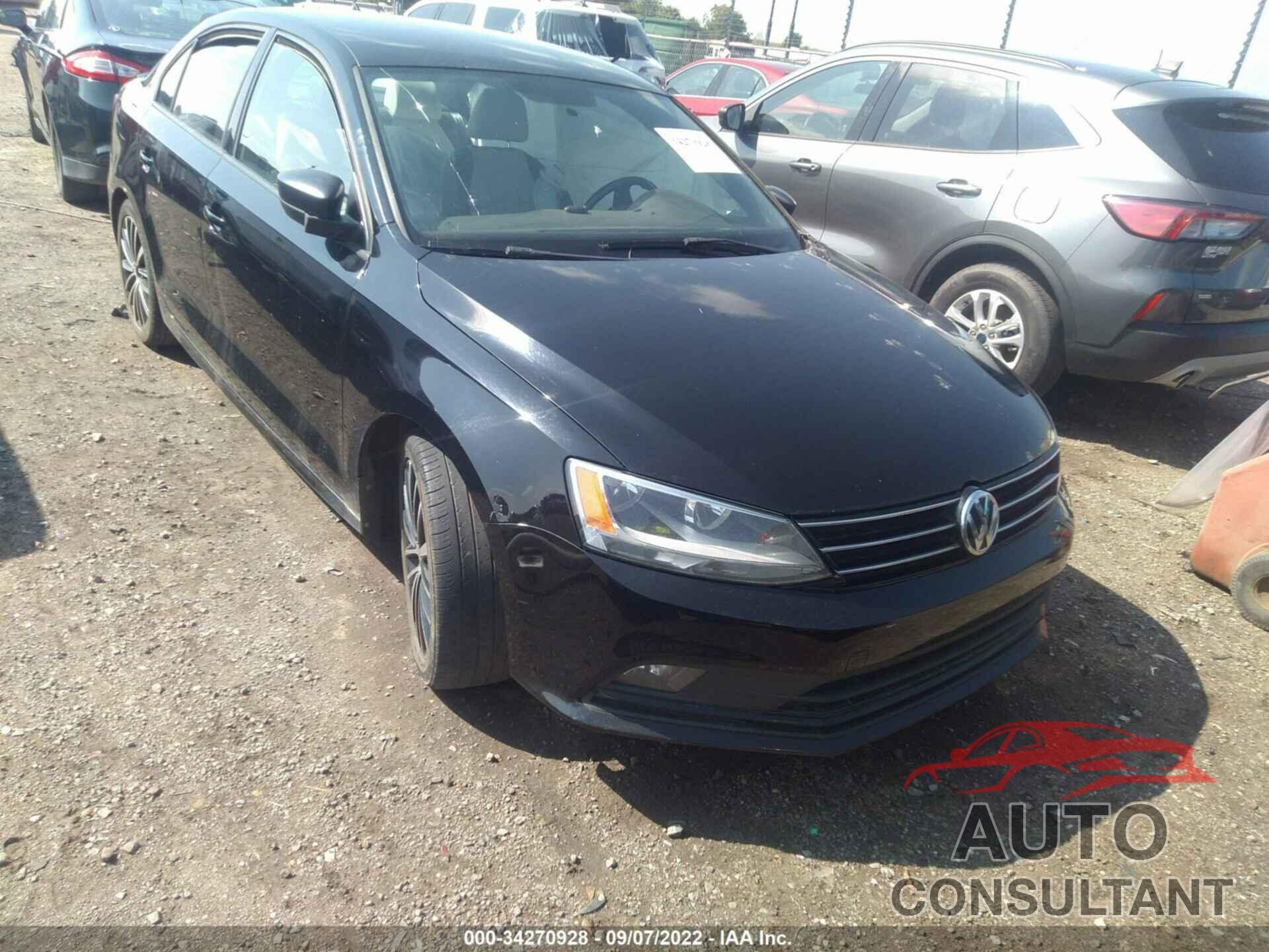 VOLKSWAGEN JETTA SEDAN 2016 - 3VWD17AJ9GM219316