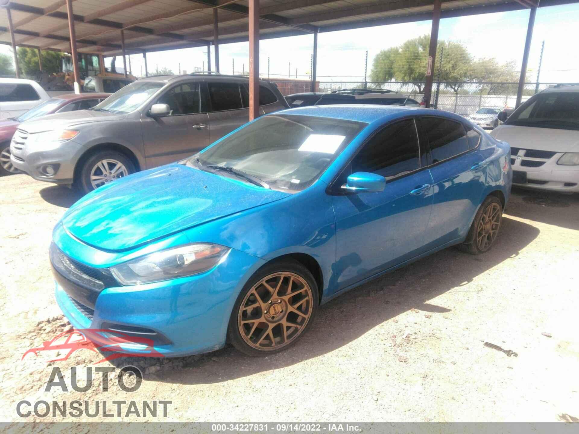 DODGE DART 2016 - 1C3CDFAA1GD606944