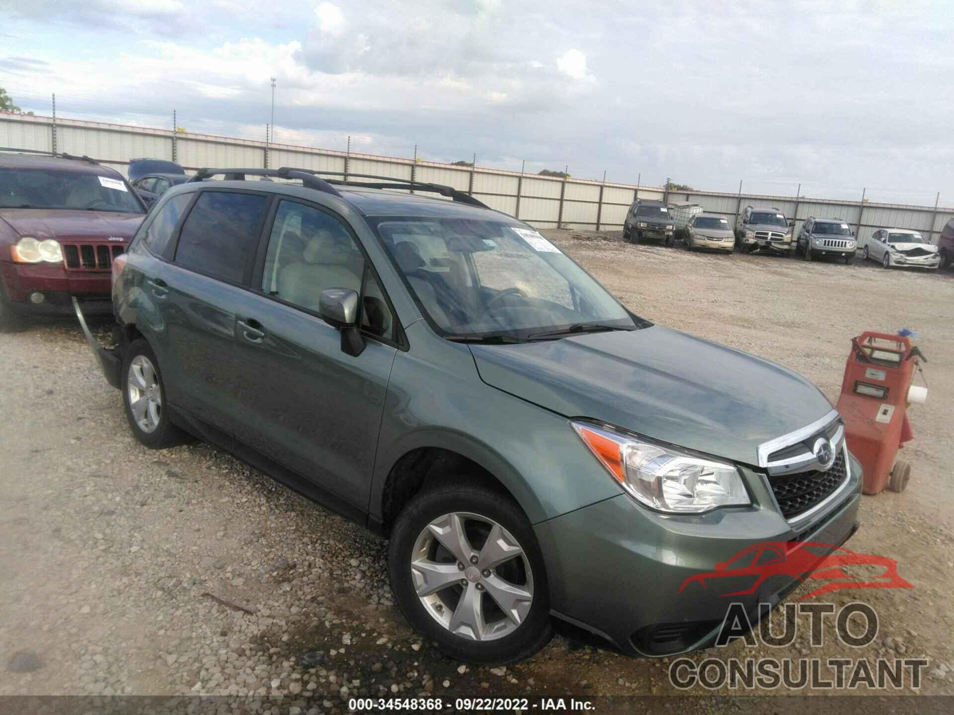SUBARU FORESTER 2016 - JF2SJADC1GH406592