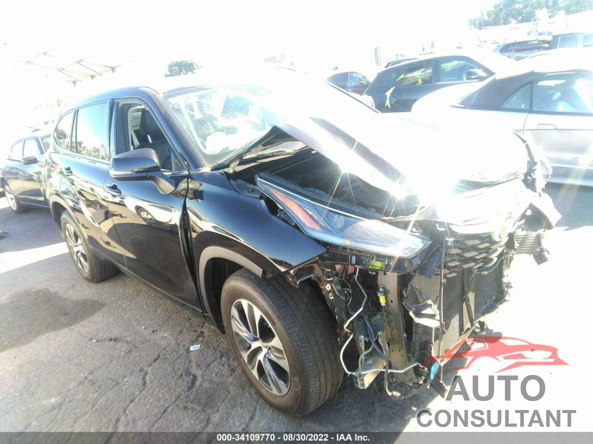 TOYOTA HIGHLANDER 2021 - 5TDHZRAH0MS040020