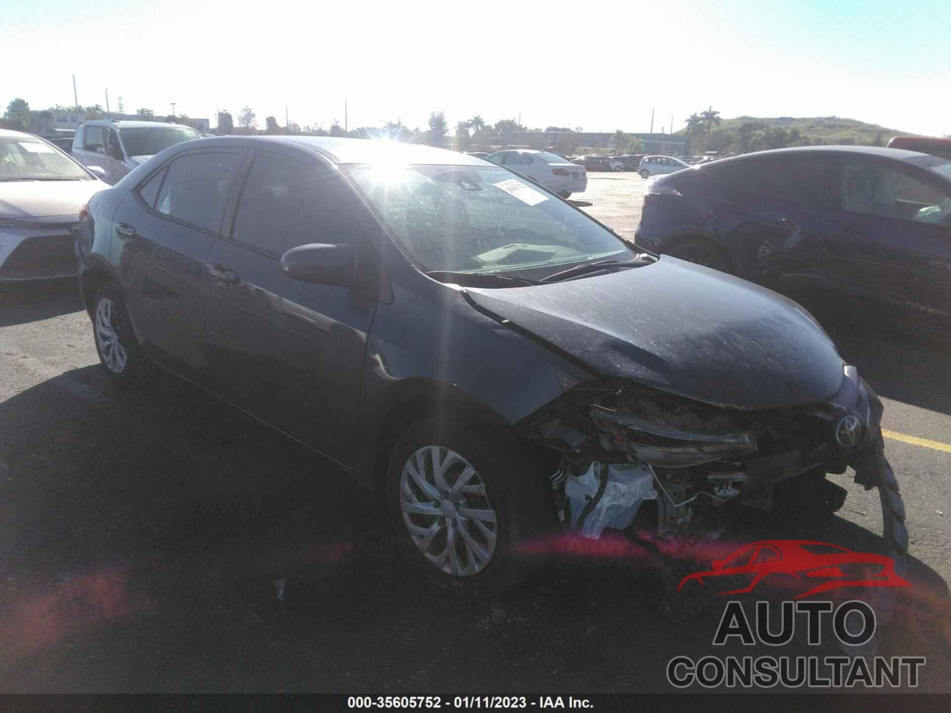 TOYOTA COROLLA 2019 - 5YFBURHE8KP912711