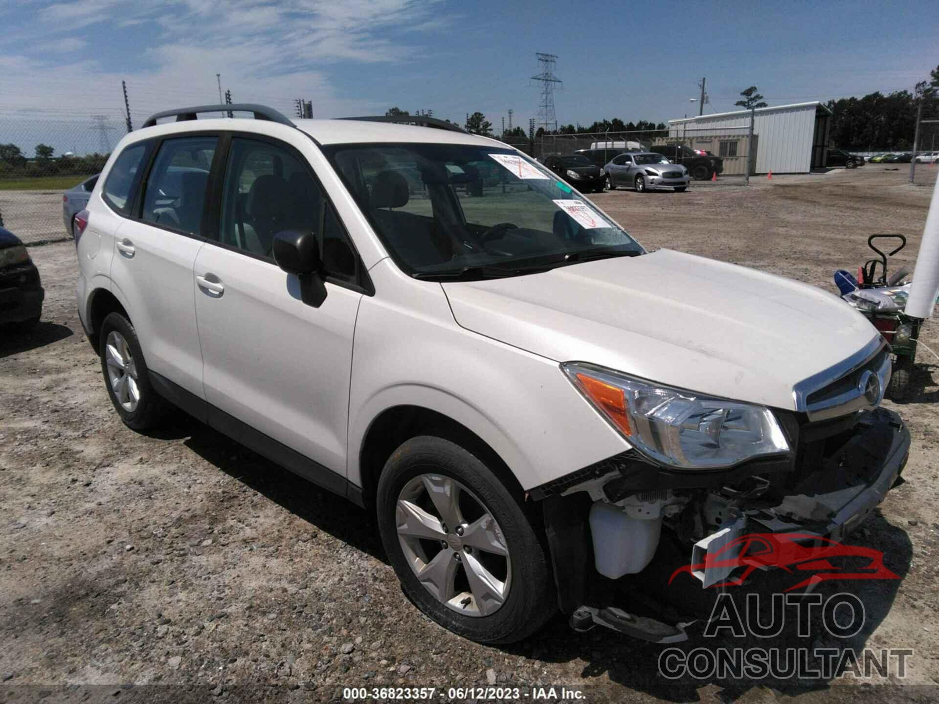 SUBARU FORESTER 2016 - JF2SJABC0GH566496