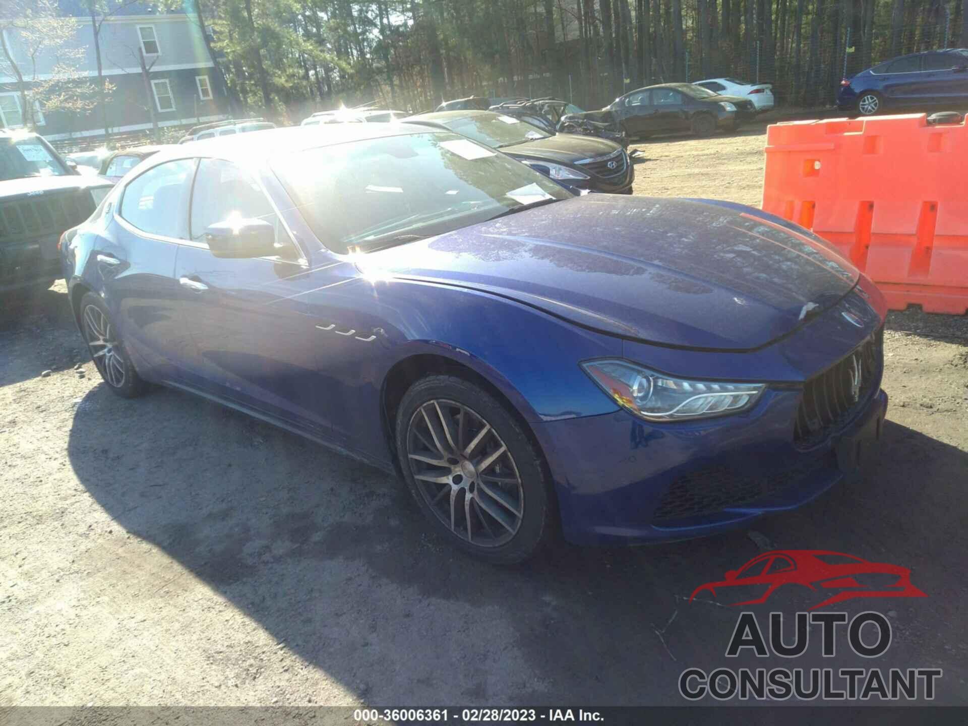 MASERATI GHIBLI 2015 - ZAM57XSAXF1150194