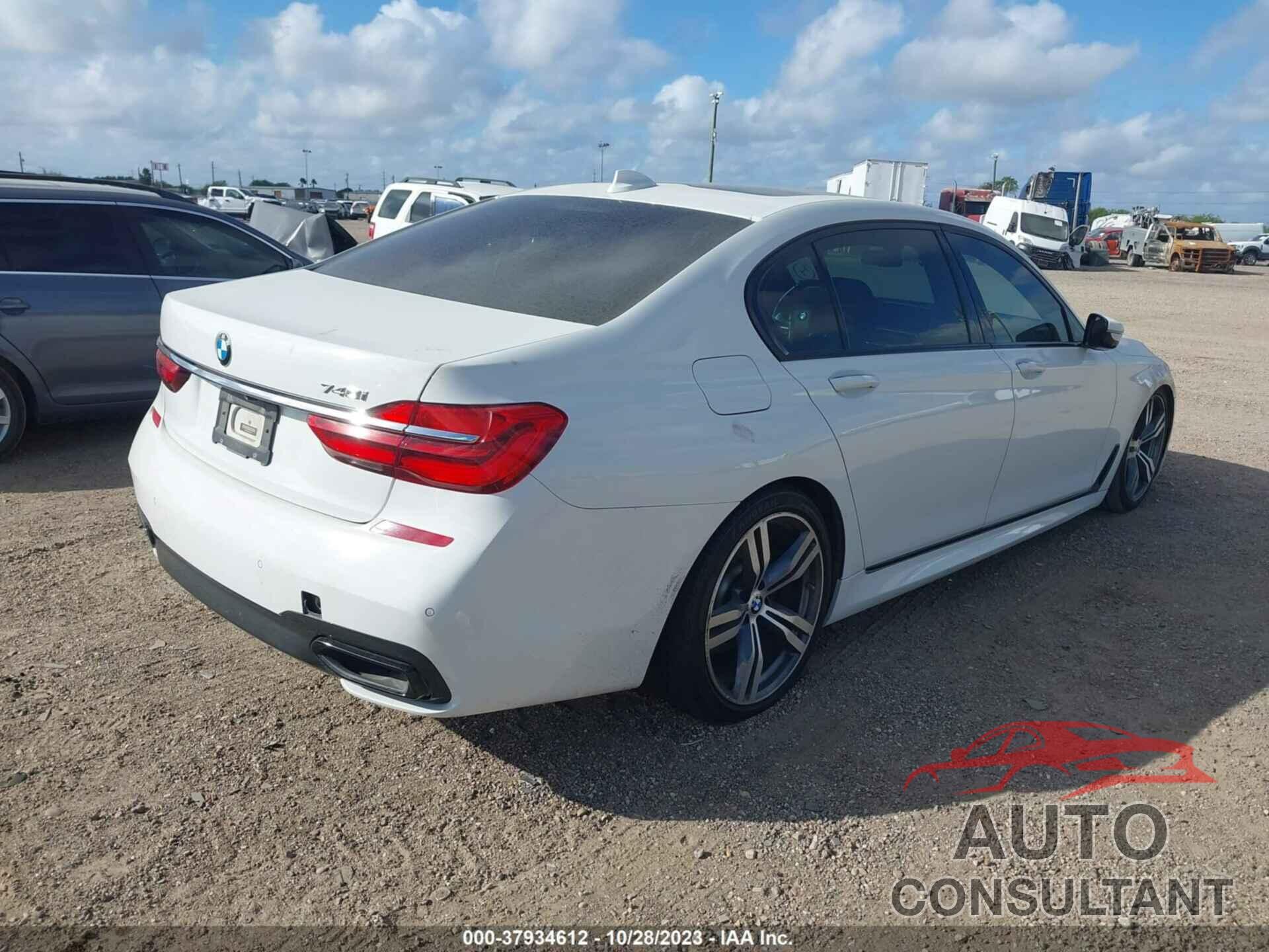 BMW 740I 2016 - WBA7E2C53GG504267