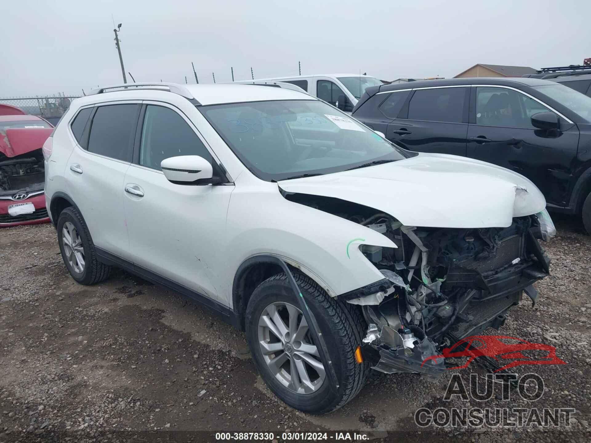 NISSAN ROGUE 2016 - KNMAT2MV6GP707134