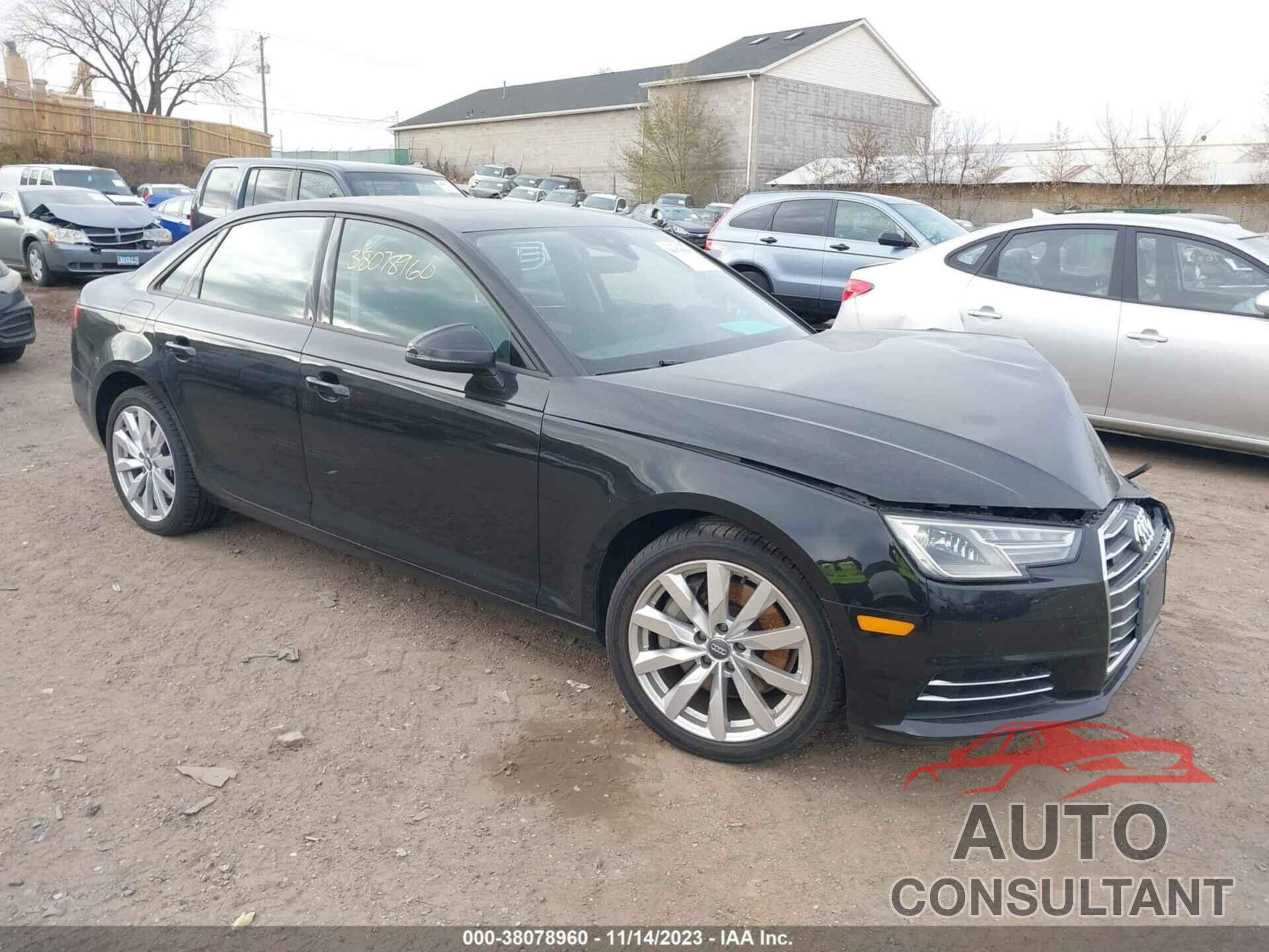 AUDI A4 2017 - WAUANAF45HN001291