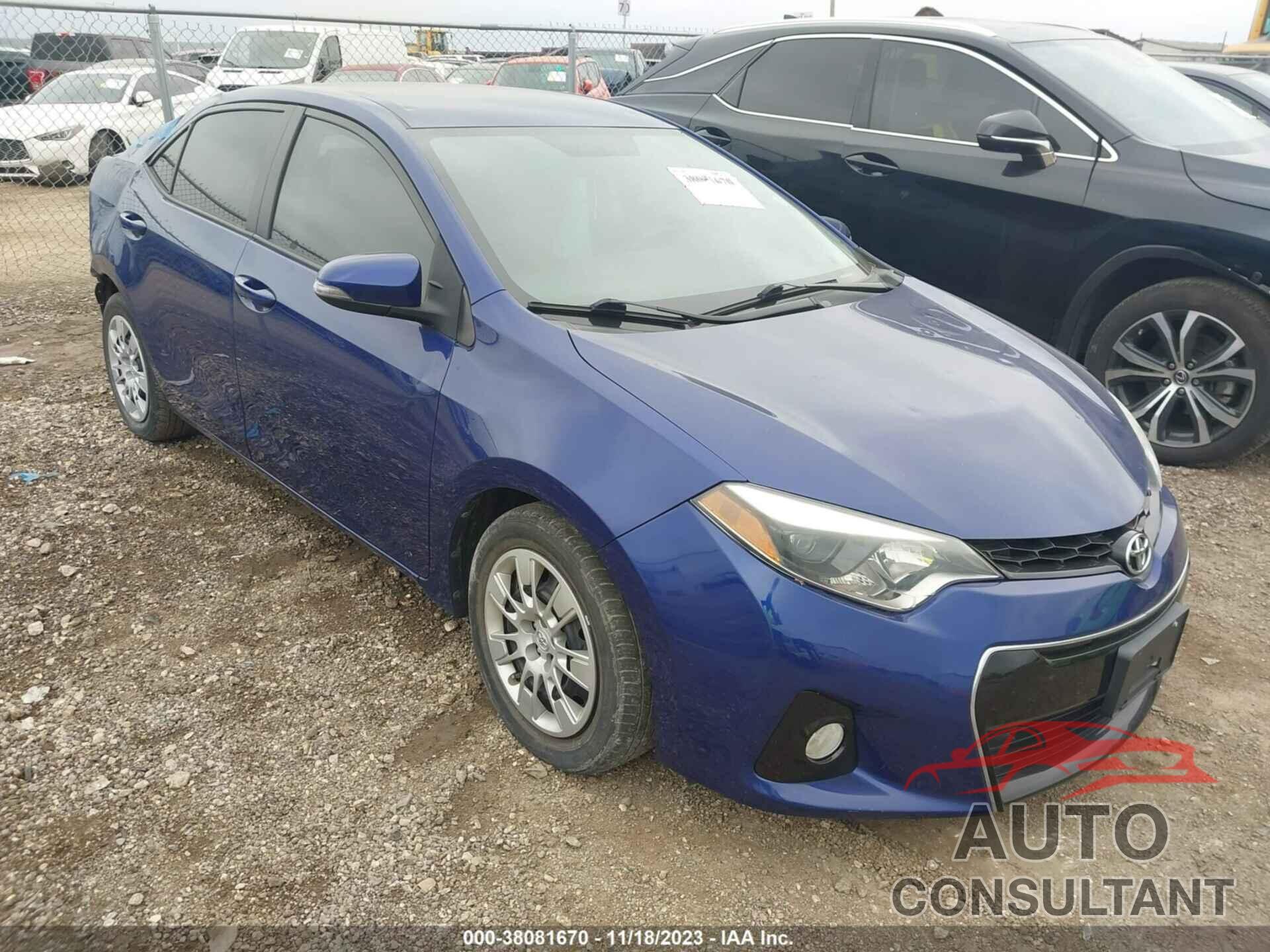 TOYOTA COROLLA 2016 - 2T1BURHE4GC646918