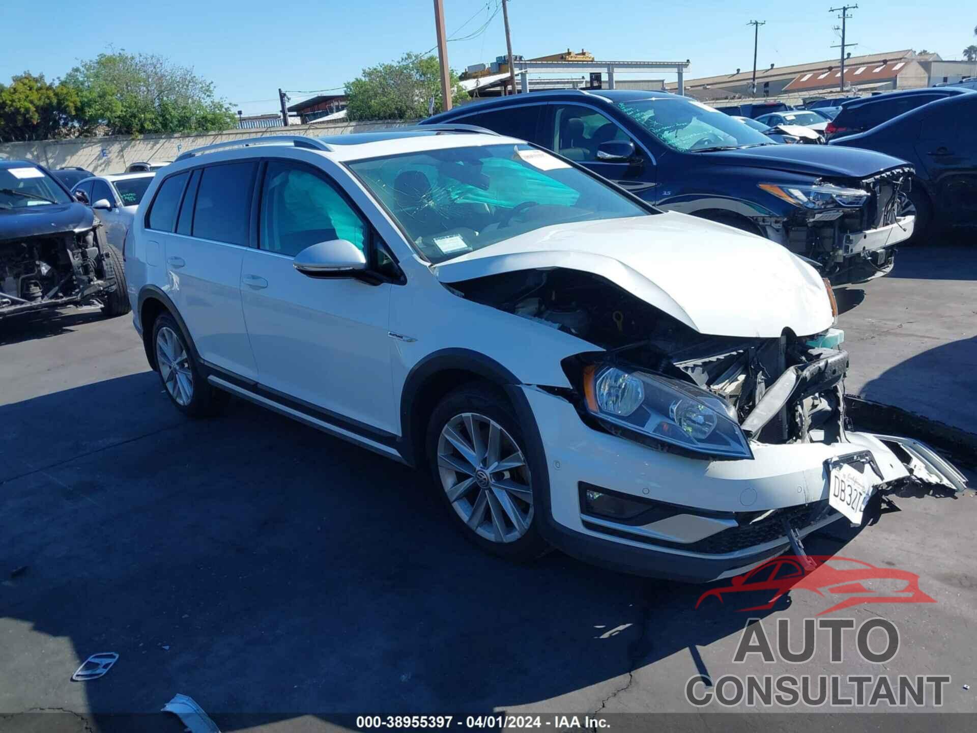VOLKSWAGEN GOLF ALLTRACK 2017 - 3VWH17AU5HM541951