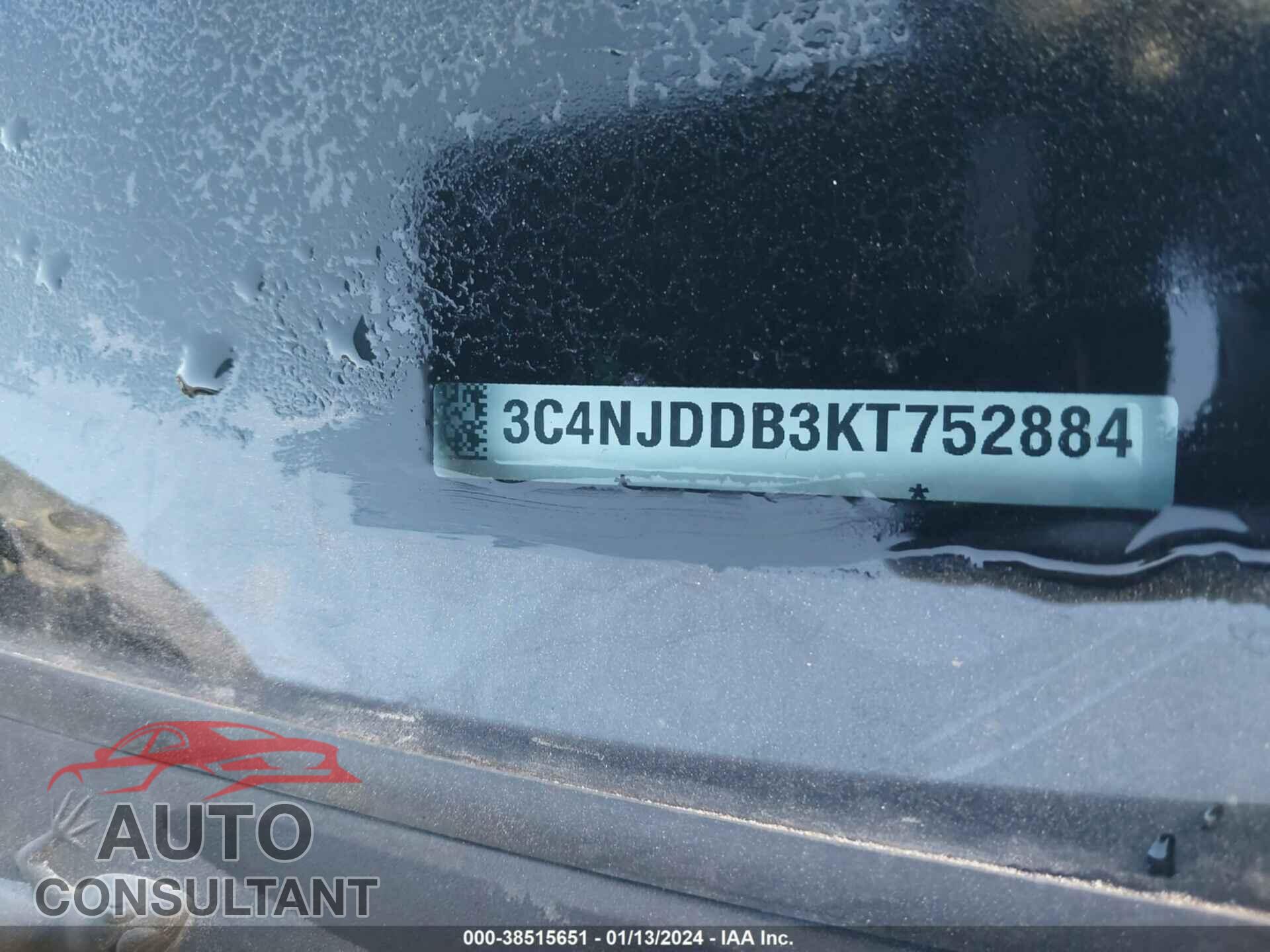 JEEP COMPASS 2019 - 3C4NJDDB3KT752884