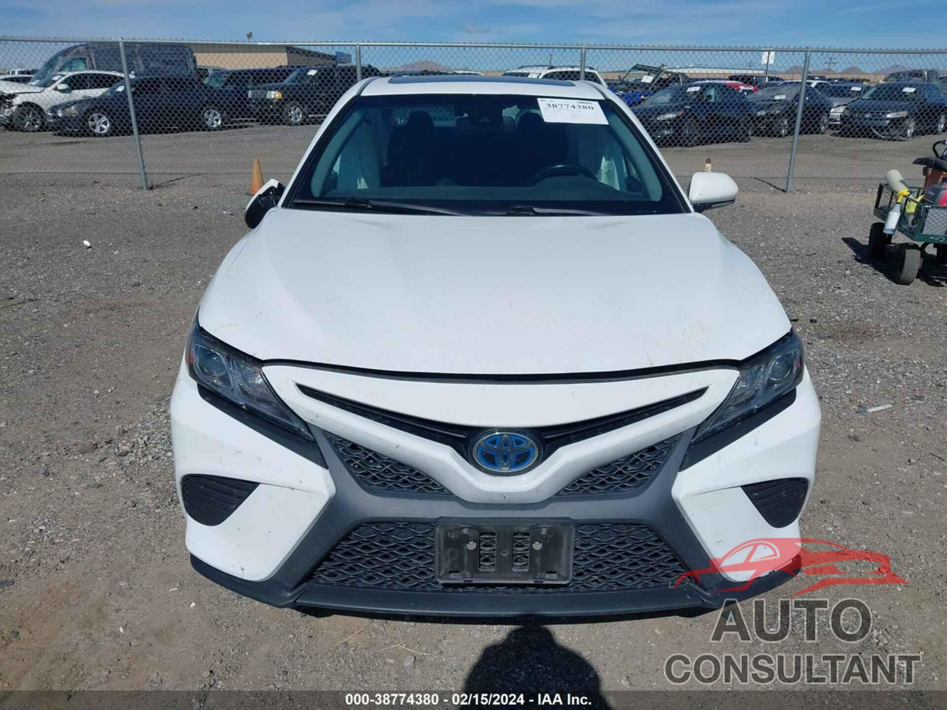 TOYOTA CAMRY HYBRID 2019 - 4T1B21HK9KU518646