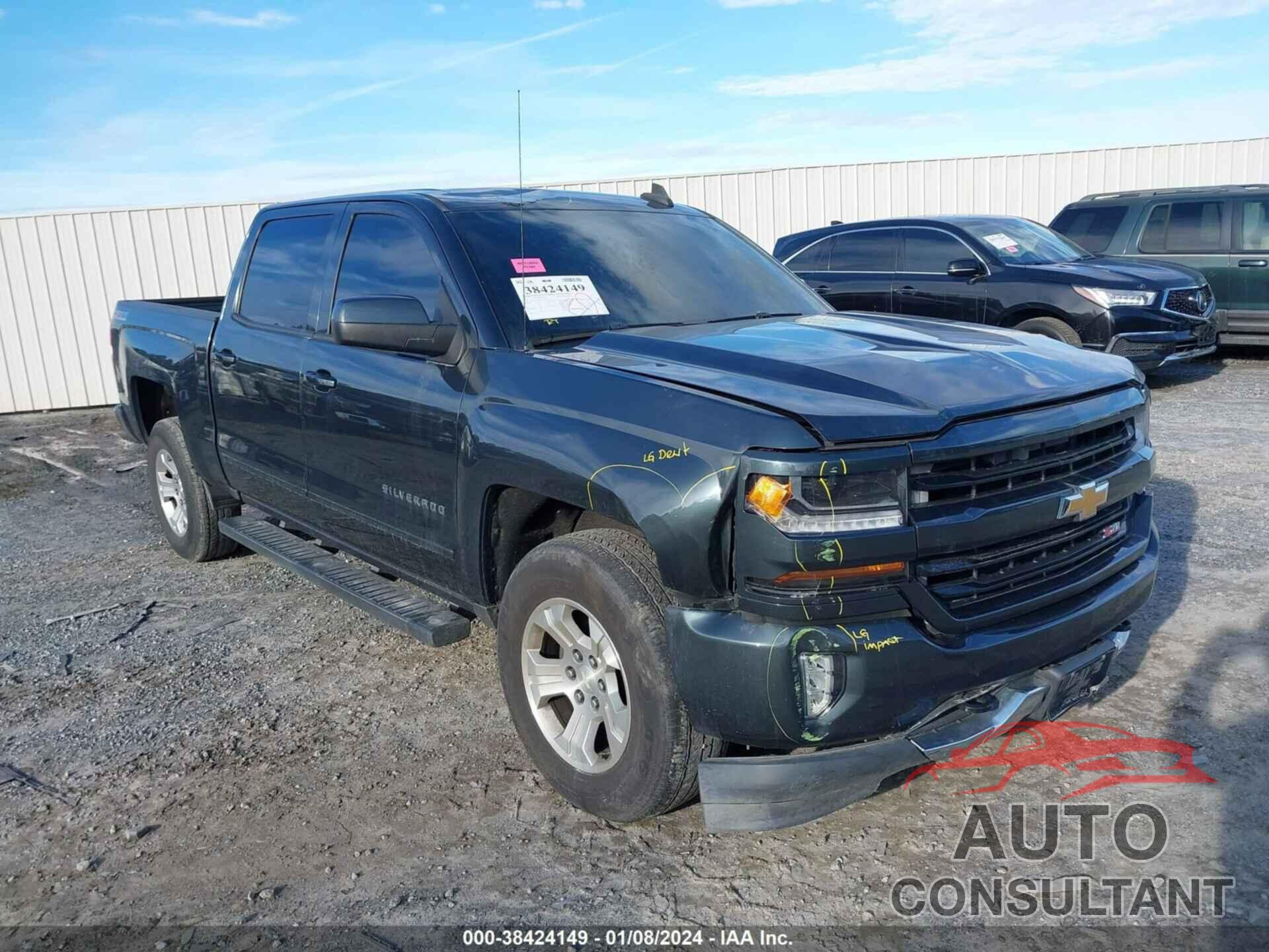 CHEVROLET SILVERADO 2017 - 3GCUKREC5HG175533