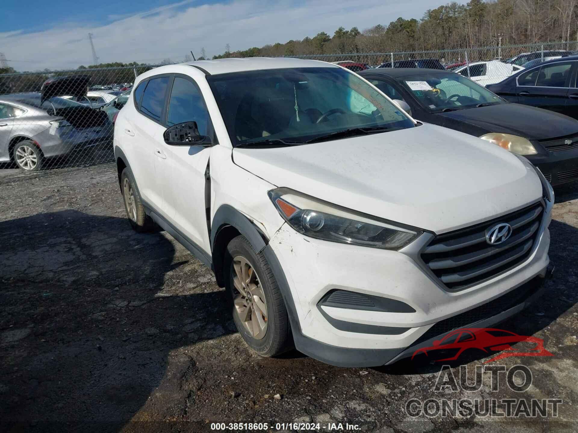 HYUNDAI TUCSON 2017 - KM8J23A47HU261174