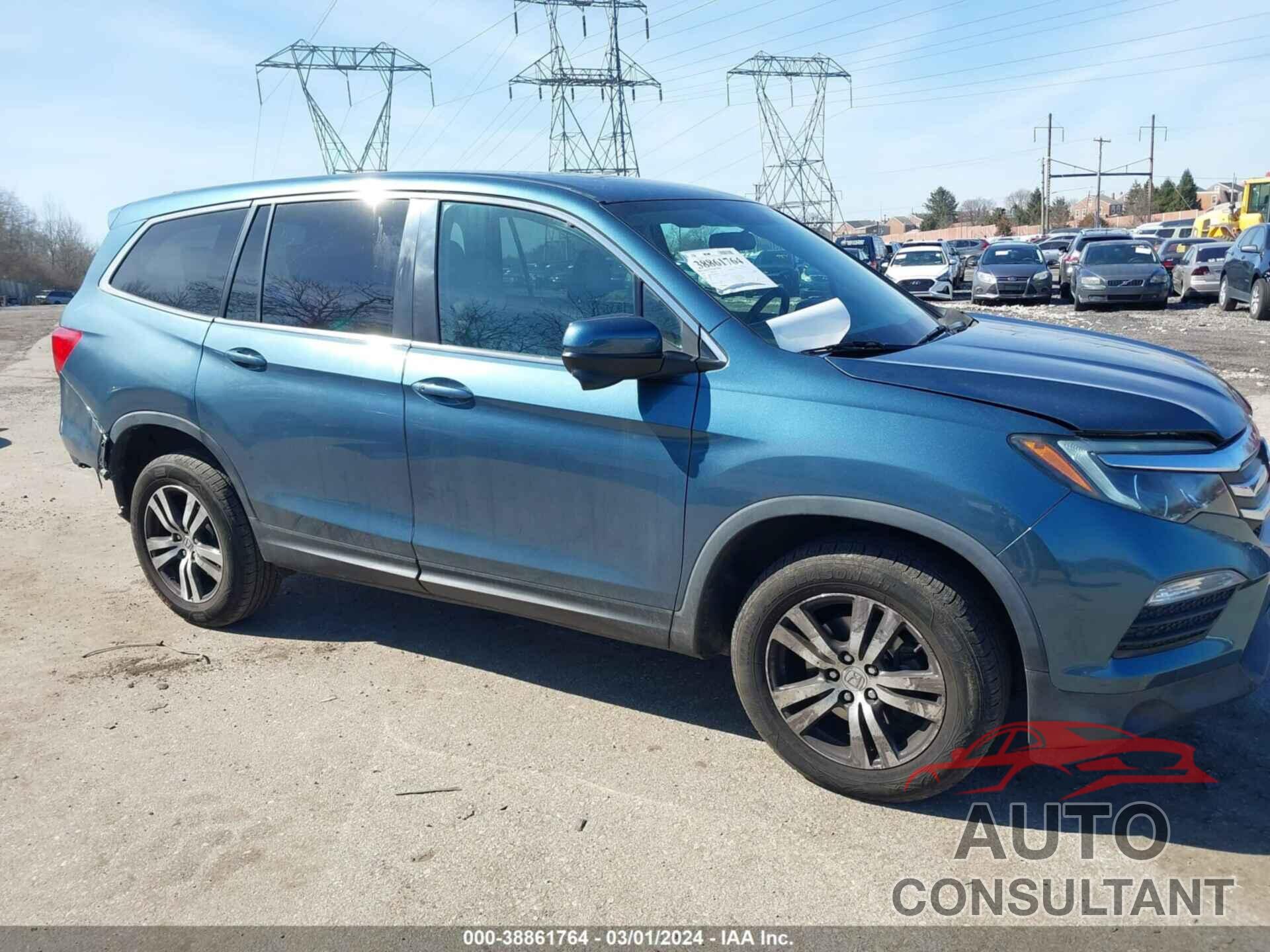 HONDA PILOT 2018 - 5FNYF6H36JB030321