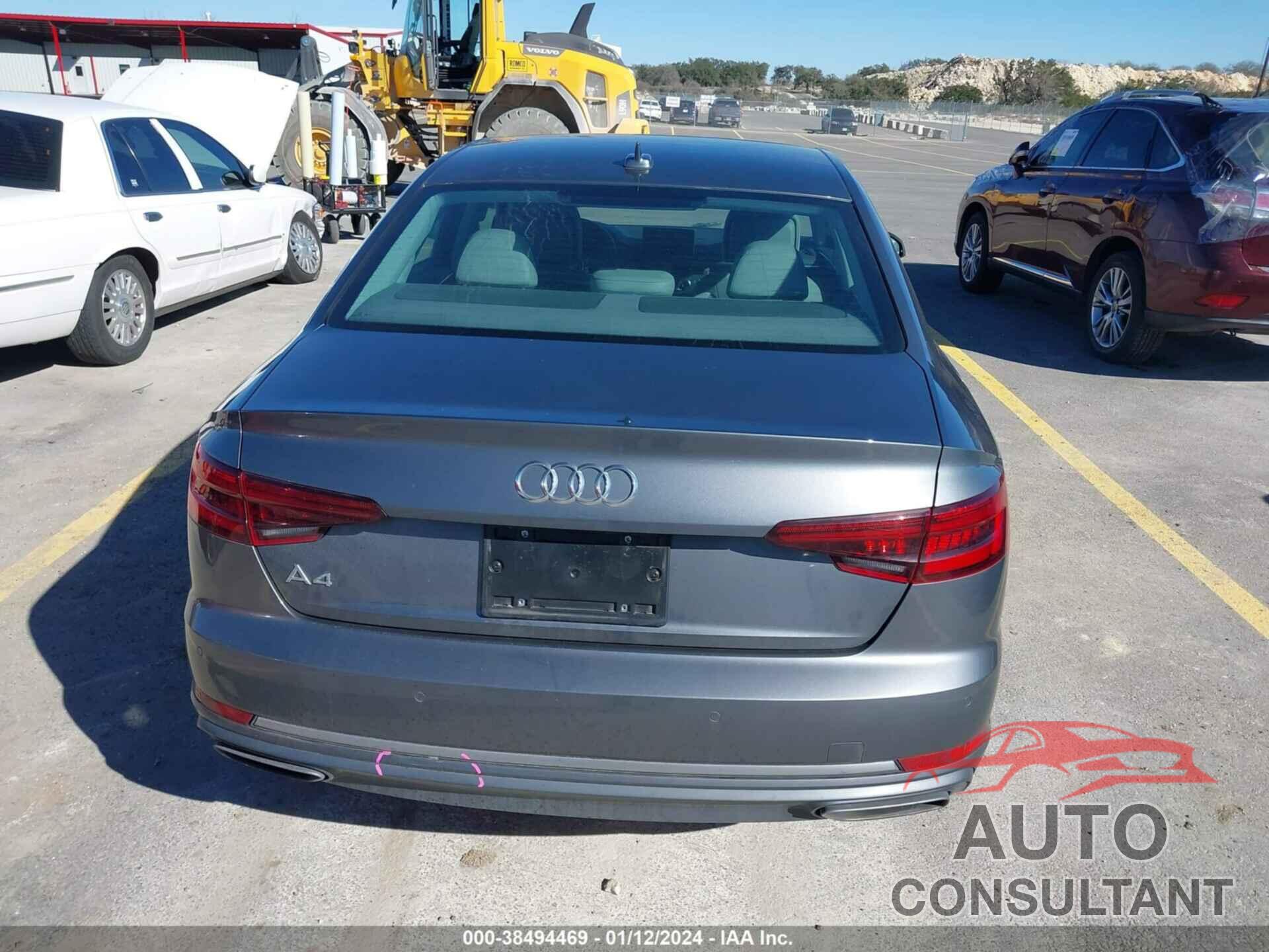 AUDI A4 2019 - WAUHMAF43KA015190