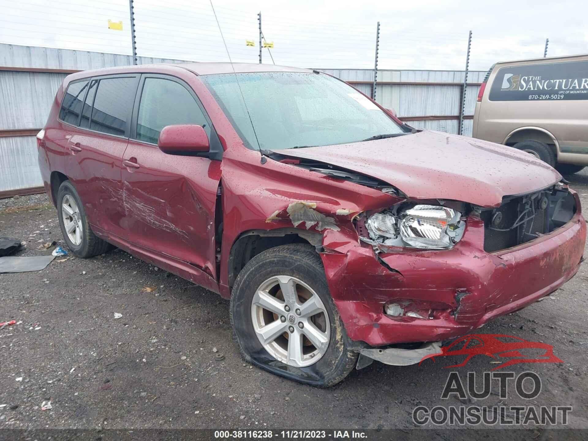 TOYOTA HIGHLANDER 2010 - 5TDZK3EH4AS007629