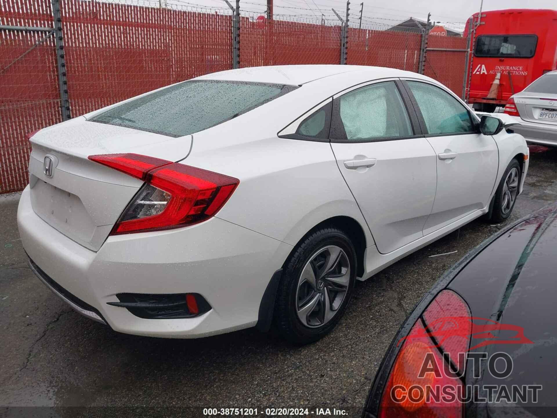 HONDA CIVIC 2020 - 19XFC2F62LE216534