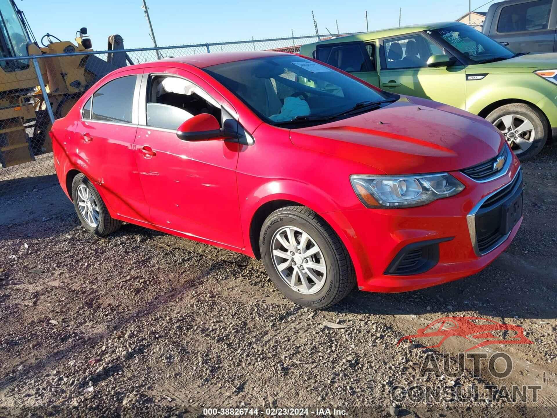 CHEVROLET SONIC 2017 - 1G1JD5SB0H4135240