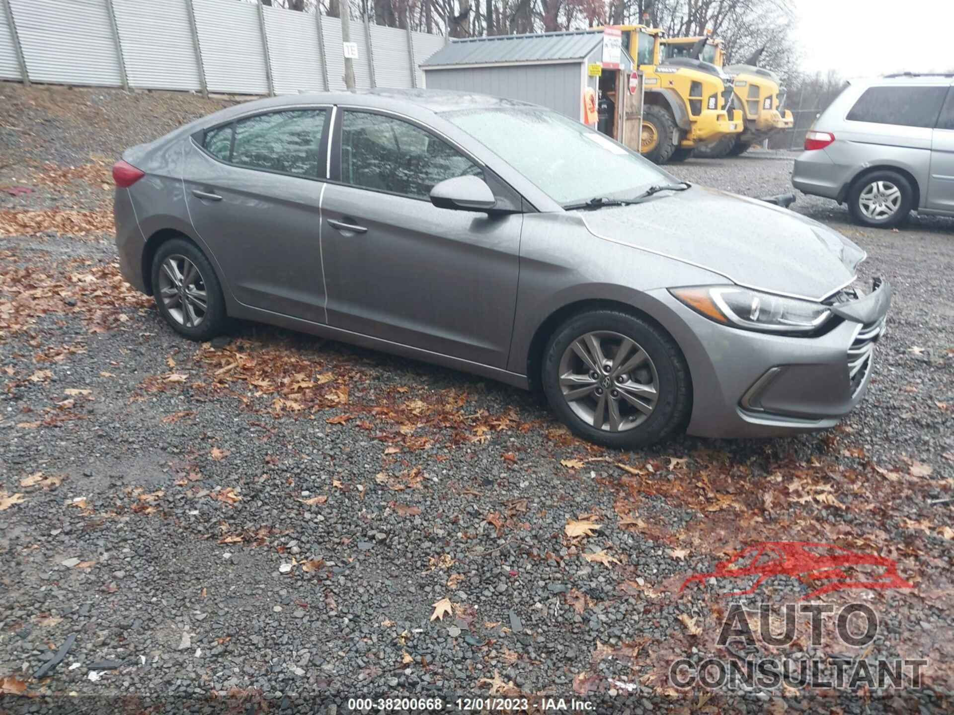 HYUNDAI ELANTRA 2018 - 5NPD84LFXJH254773