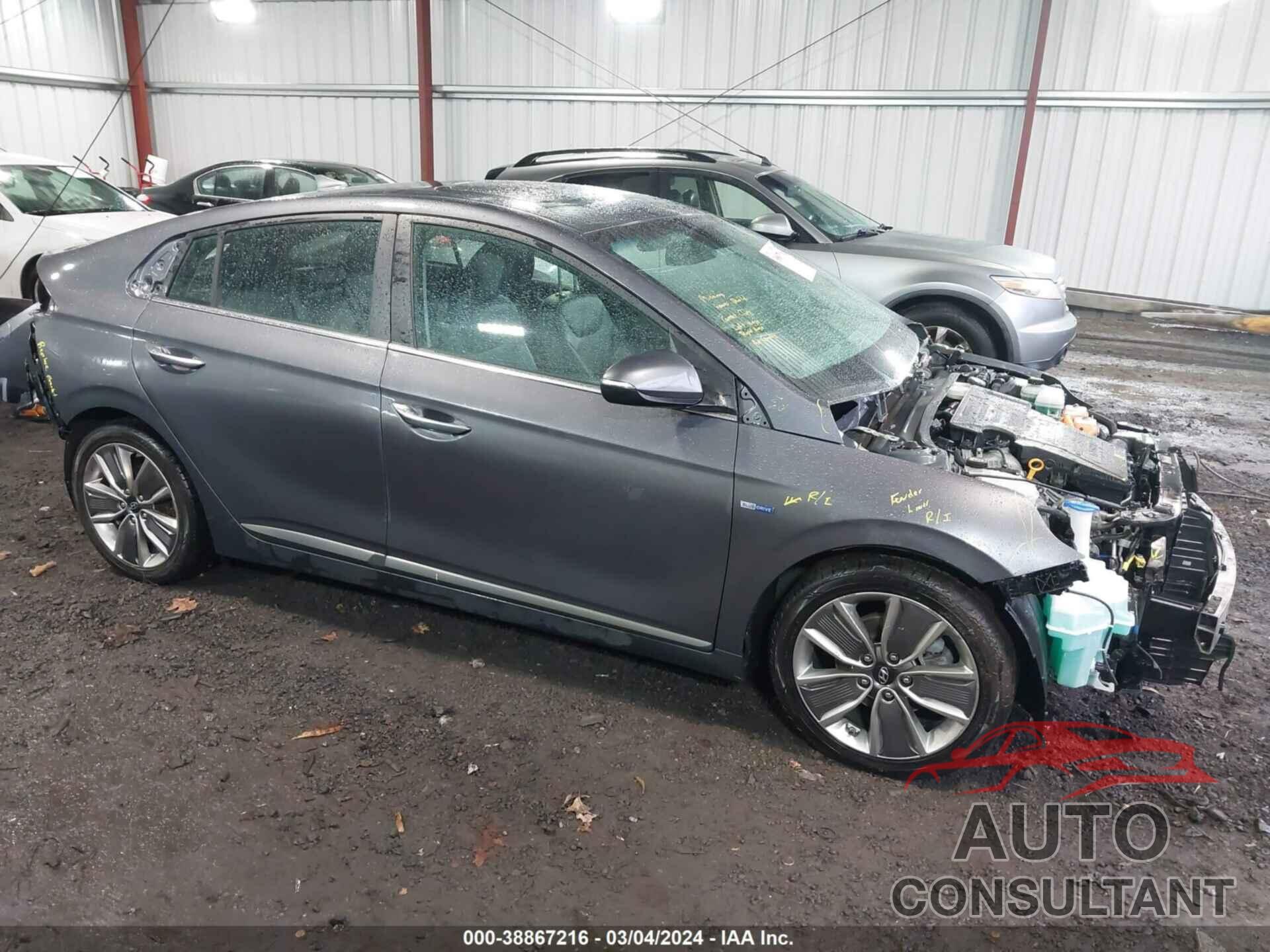 HYUNDAI IONIQ HYBRID 2018 - KMHC85LC3JU092977