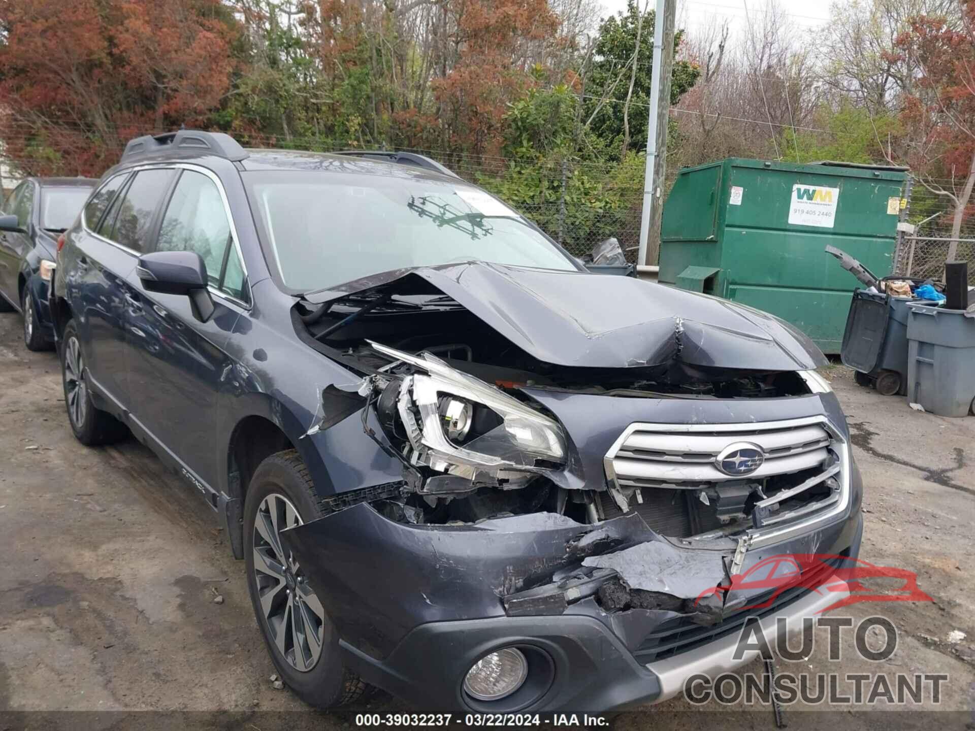 SUBARU OUTBACK 2017 - 4S4BSANC4H3245546
