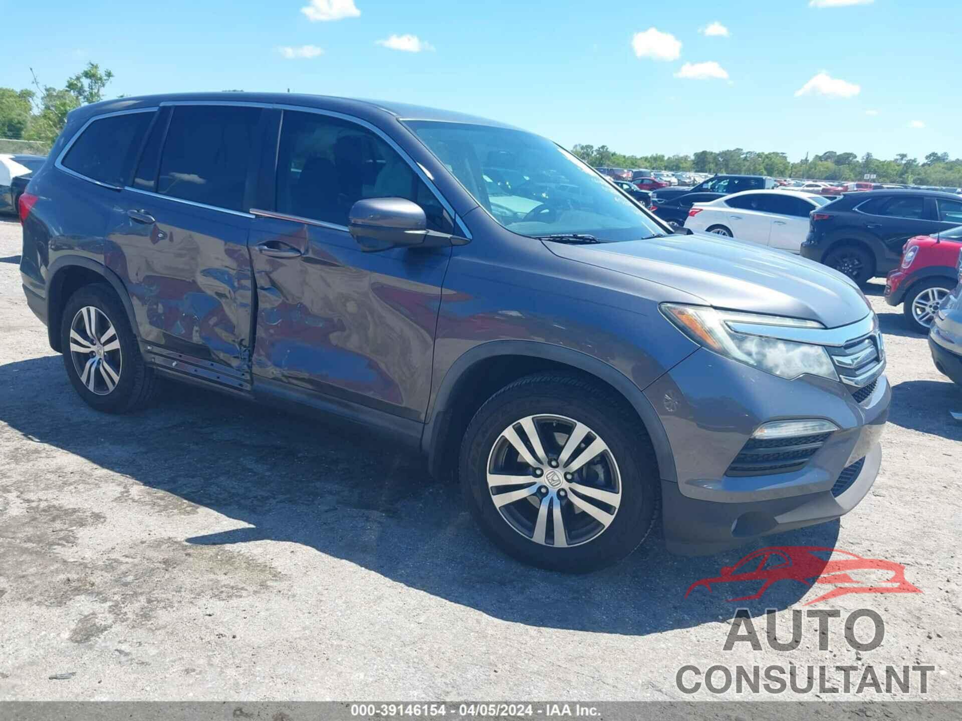 HONDA PILOT 2017 - 5FNYF6H59HB017882